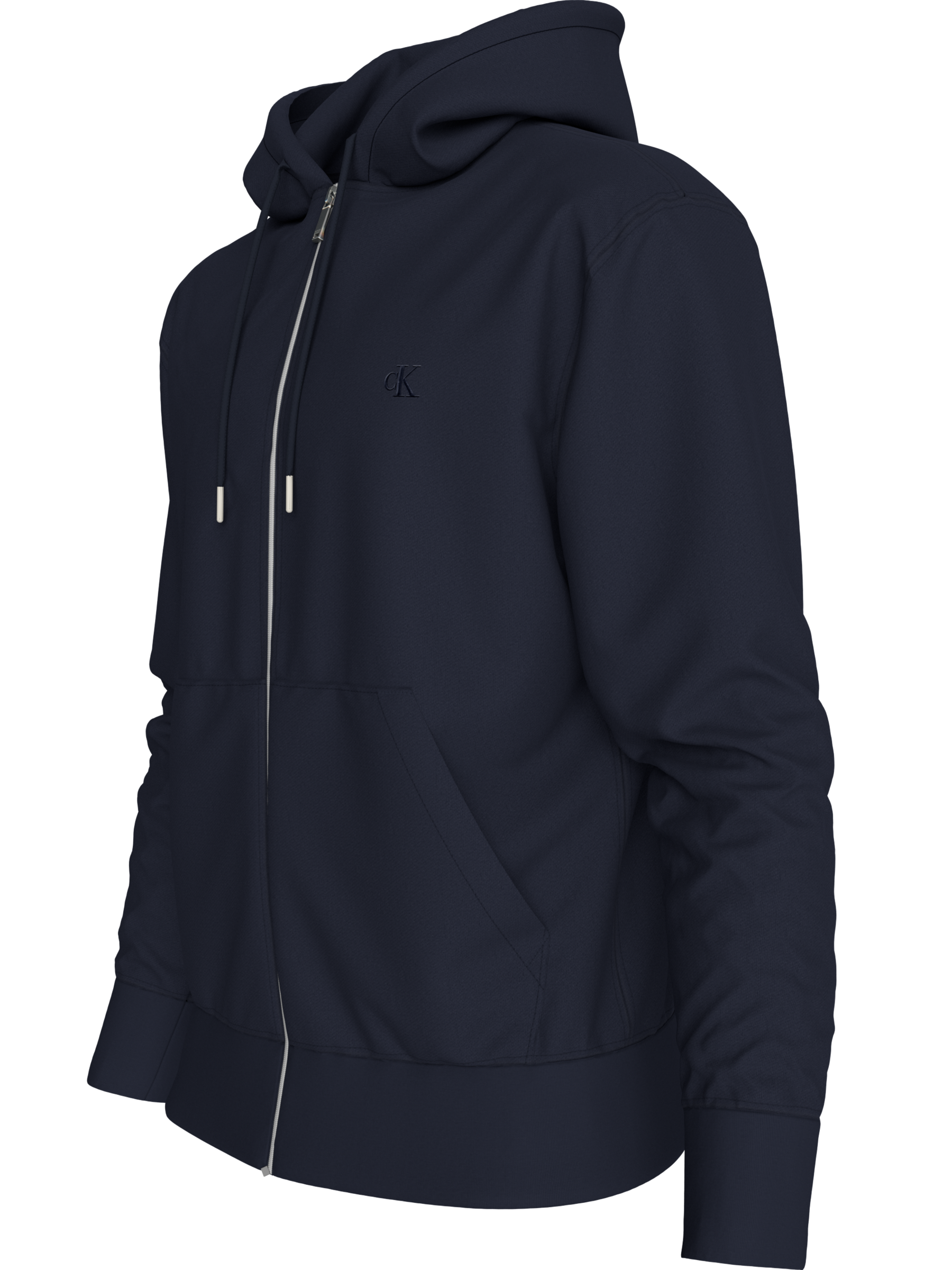 Calvin Klein Jeans Kapuzensweatshirt »LS EU 350TERRY MONOGRAM FZ HOODI«, Mit Rundhalsausschnitt, regular fit
