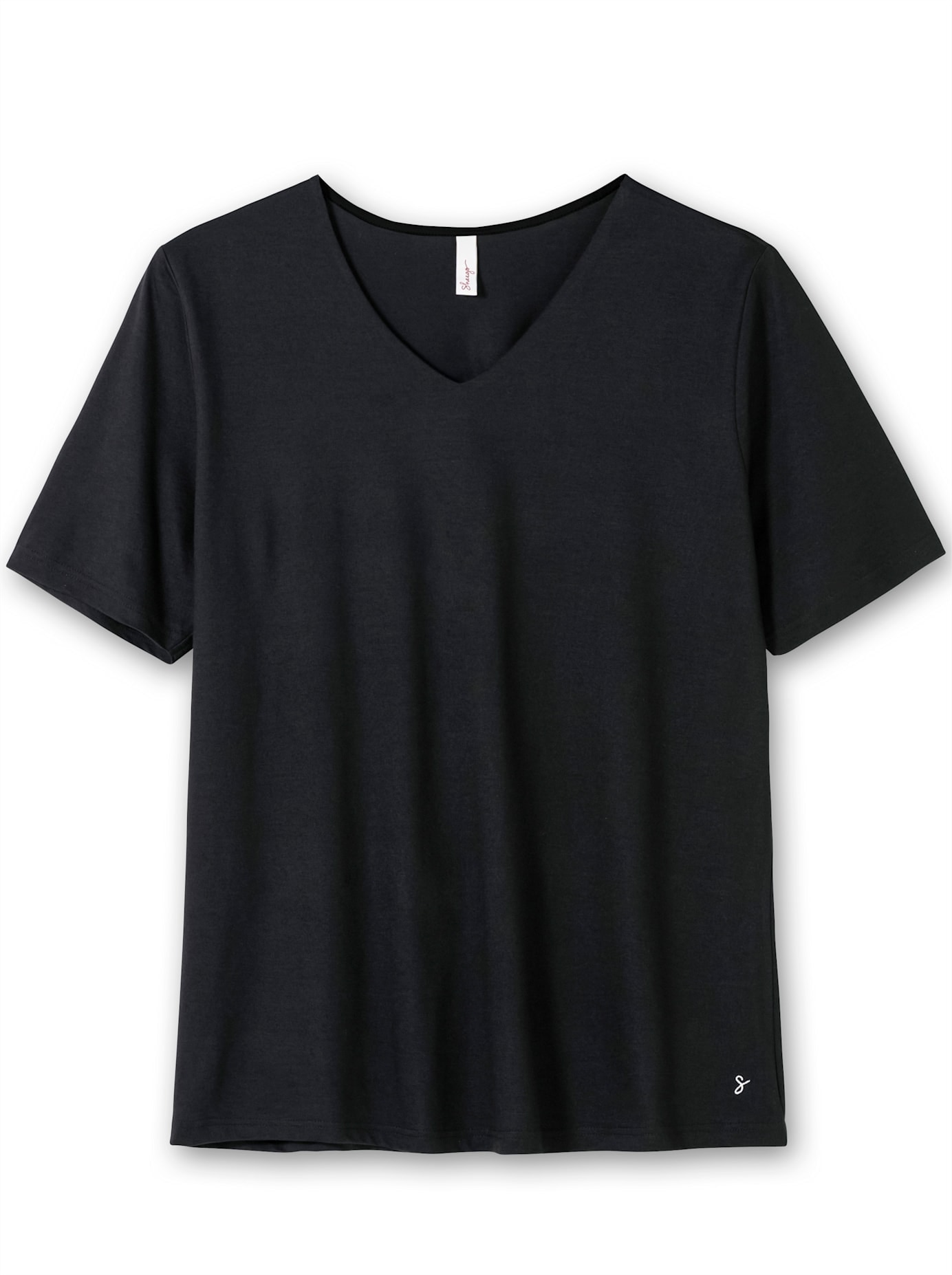 Sheego Kurzarmshirt »T-Shirt«, (1 tlg.)
