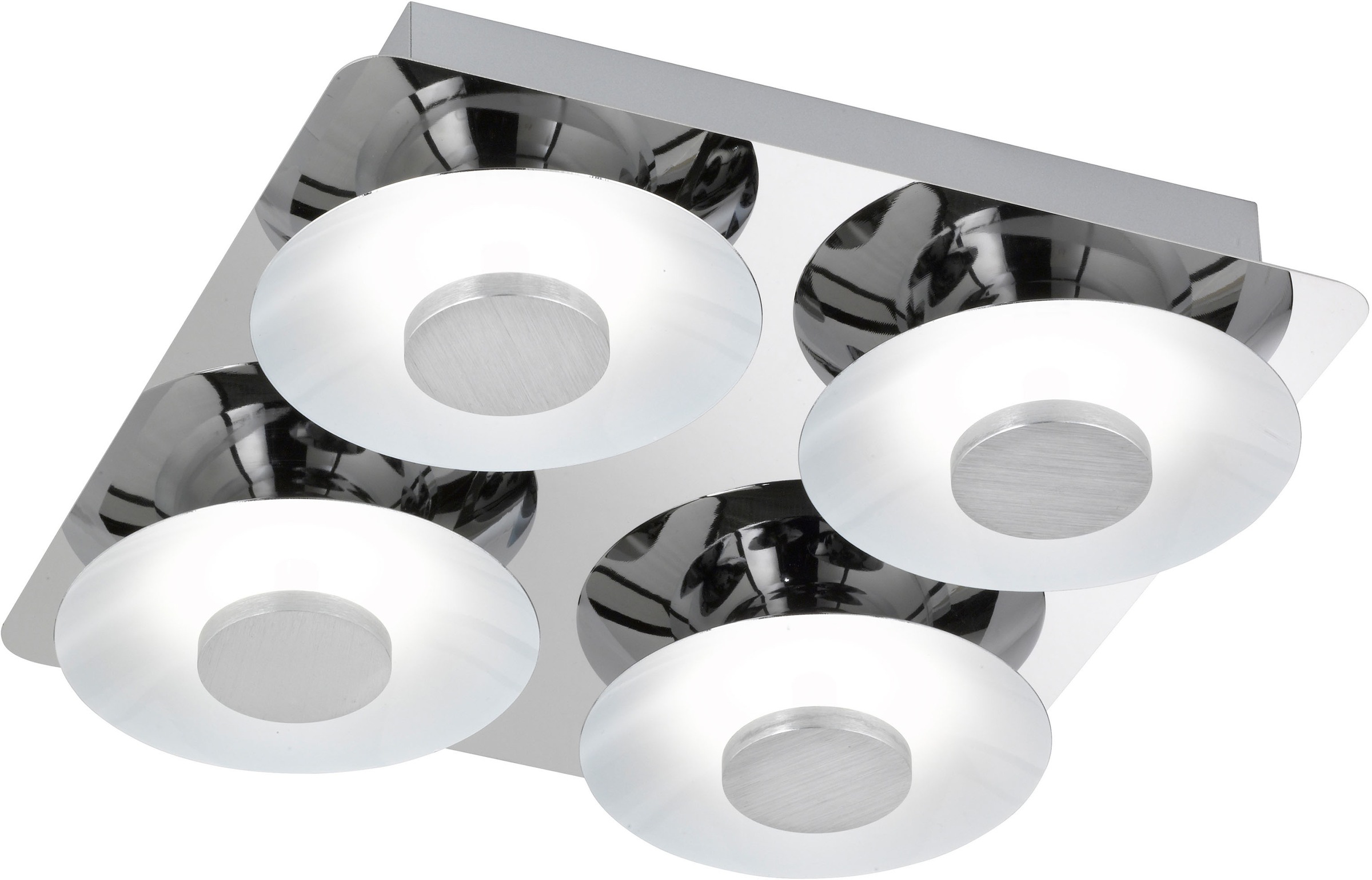 Image of WOFI LED Deckenleuchte »Deckenleuchte Space 4flg«, LED-Modul, 1 St., Warmweiss, hohe Lichtwirkung bei Ackermann Versand Schweiz