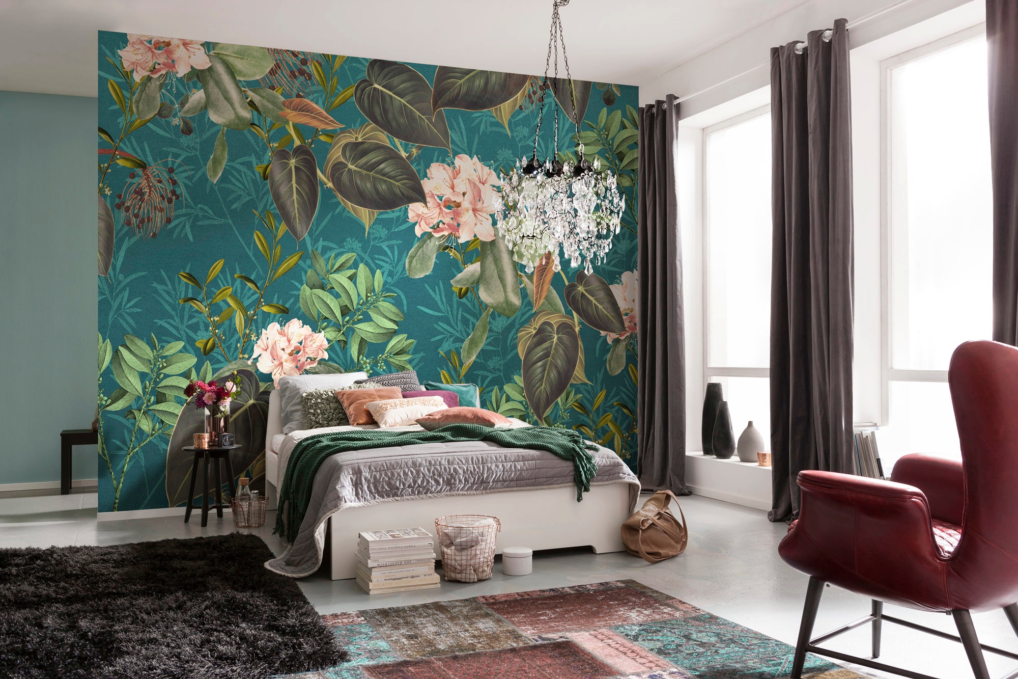 Image of Komar Vliestapete "Digitaldruck Vlies - Jacinta - Grösse 350 x 250 cm" bedruckt glatt Wohnzimmer, Schlafzimmer