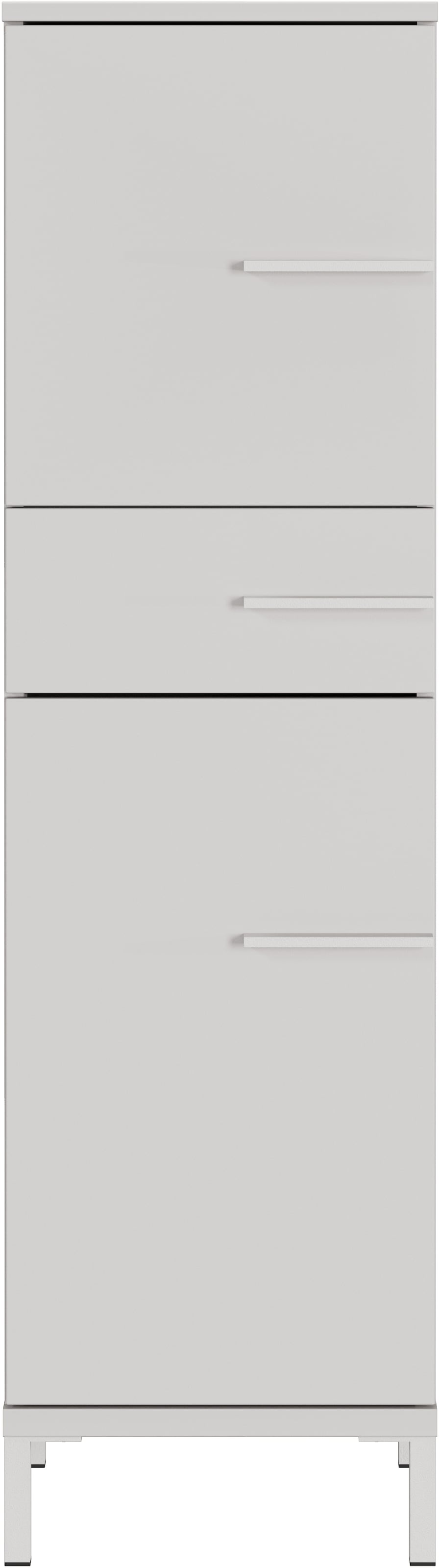 Image of GERMANIA Midischrank "Midischrank" 1 Stk. tlg. Mediumschrank mit wechselbarem Türanschlag in Kaschmir