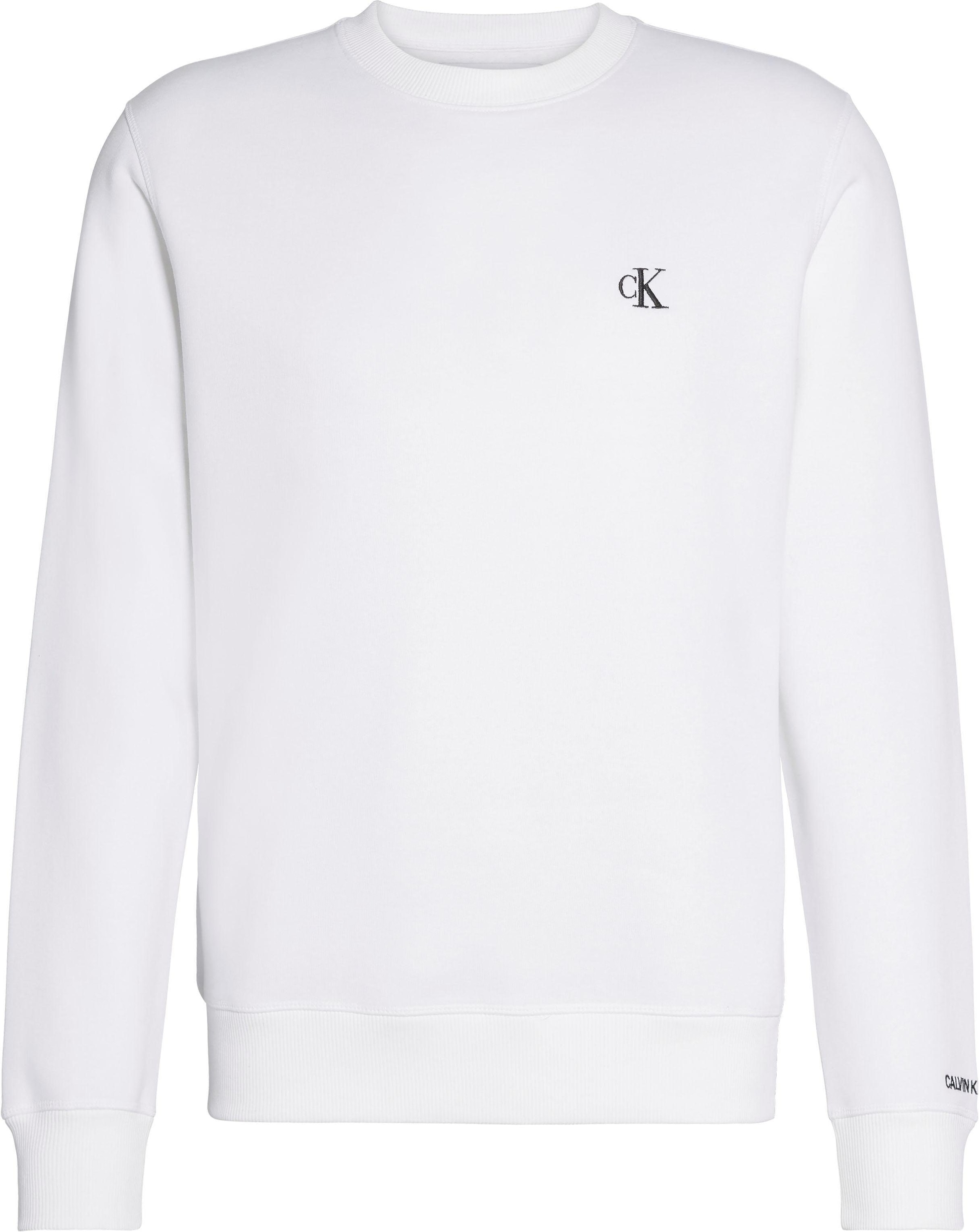 Calvin Klein Jeans Sweatshirt »CK ESSENTIAL REG CN«, mit Logoschriftzug auf dem Arm
