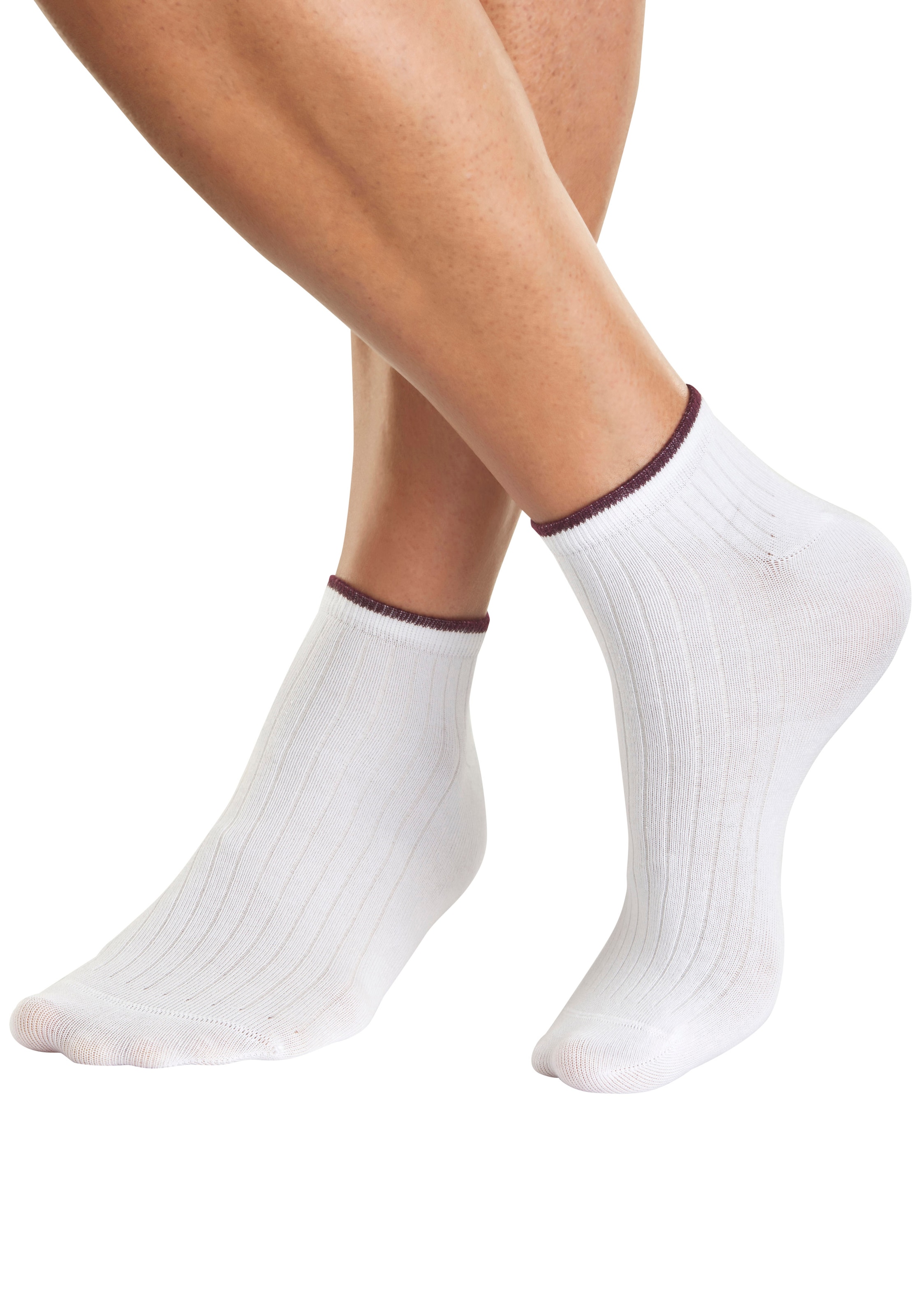 H.I.S Chaussettes courtes Paquet, 7 Couple tlg. in schöner Farbpackung