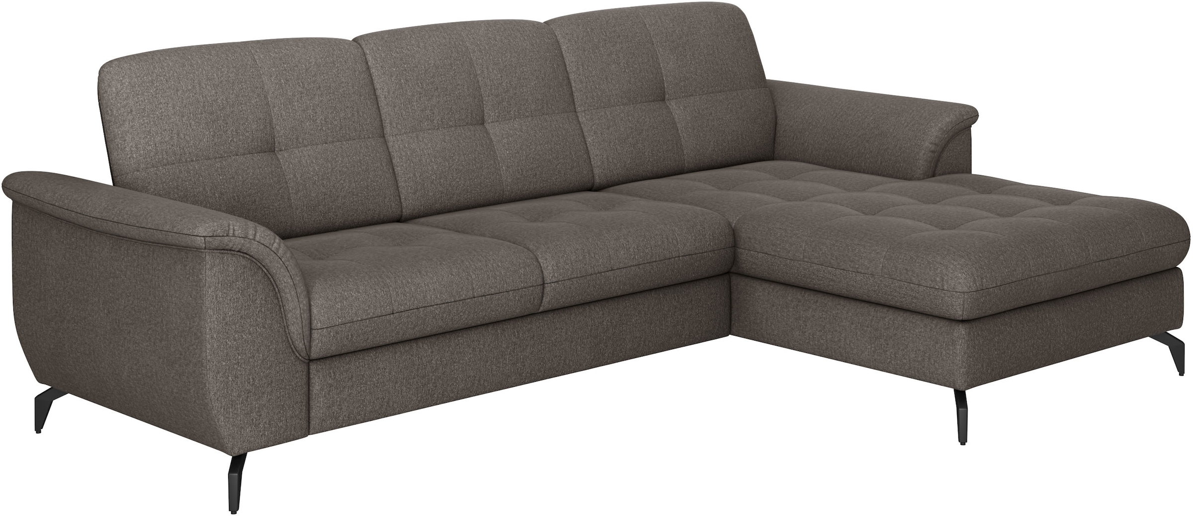 sit&more Ecksofa »Zora L-Form«, wahlweise mit Bettfunktion und Bettkasten