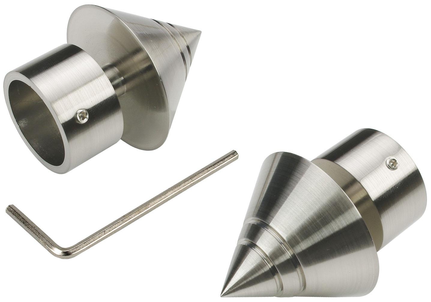 Liedeco Gardinenstange »CELKEGEL01SG1L«, 1 läufig-läufig, Fixmass, 1-läufig im Fixmass Ø 25 mm