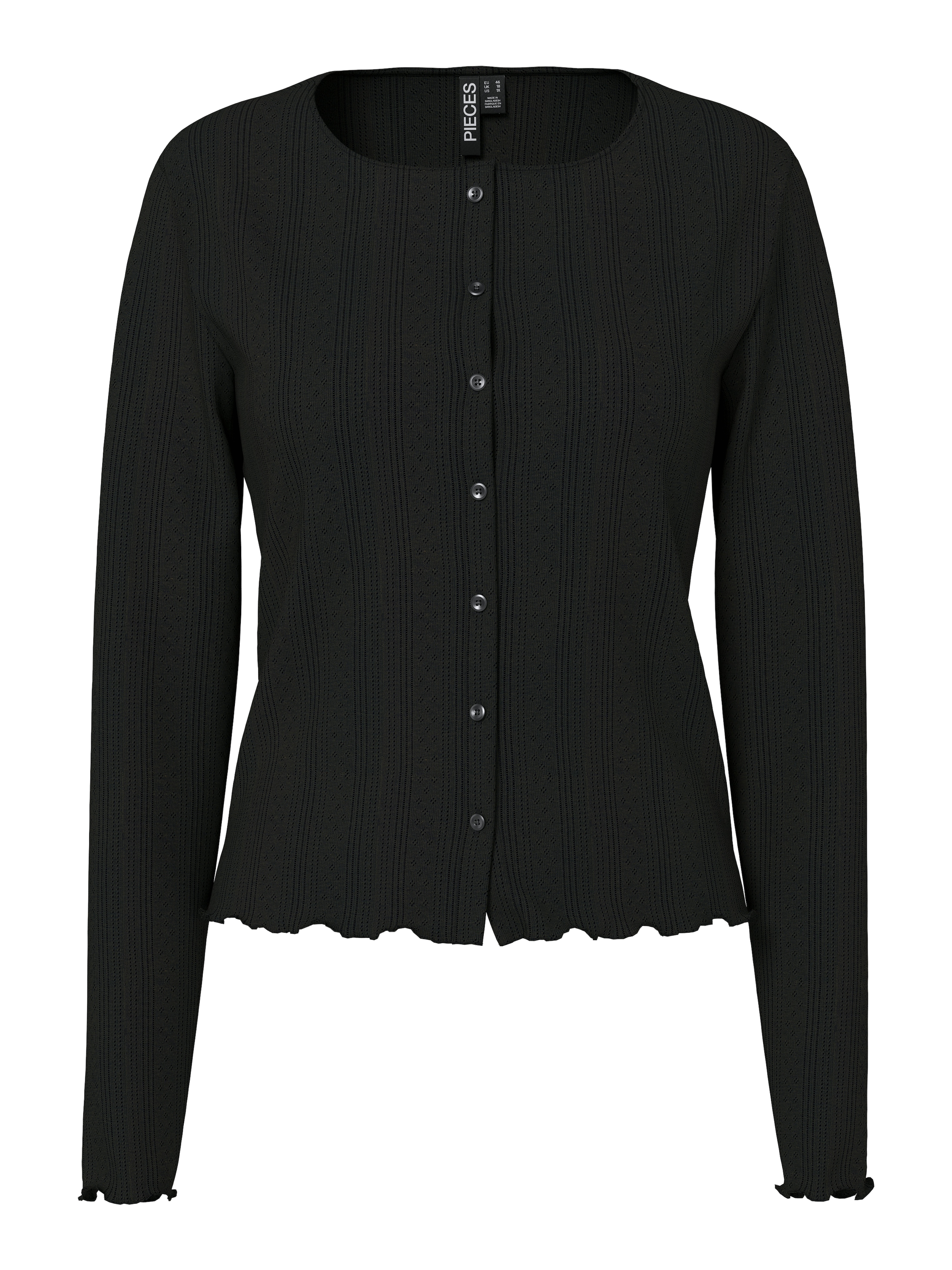 pieces Strickjacke »PCMARIE LS POIN CARDIGAN JRS NOOS BC«