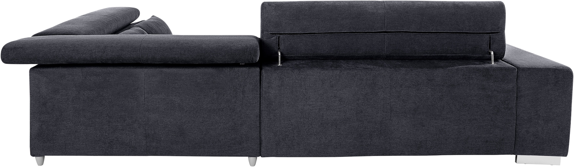 COTTA Ecksofa »Orion L-Form«, mit Kopfteilverstellung & 5 Nierenkissen