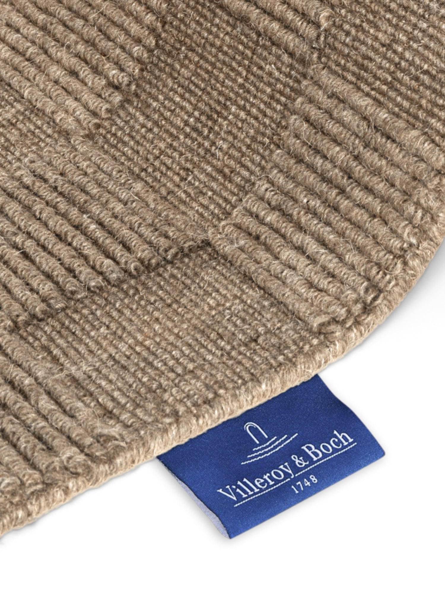 Villeroy & Boch Tapis en laine »Scala« Rectangulaire 10 mm Höhe tissé à la main, laine, à carreaux, naturel, structure 3D, carreaux, salon