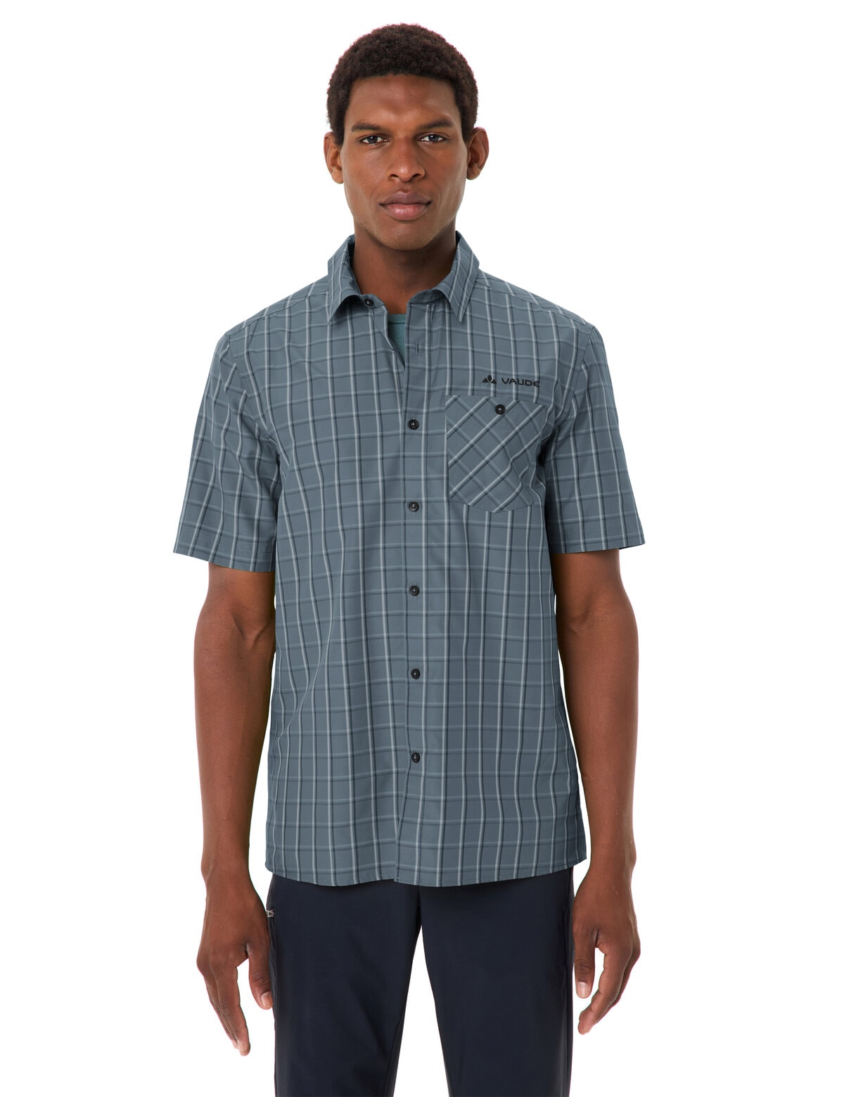VAUDE Kurzarmhemd »MEN'S ALBSTEIG SHIRT III« Kurzarm, aus Lyocell und Polyester, mit Knopfleiste