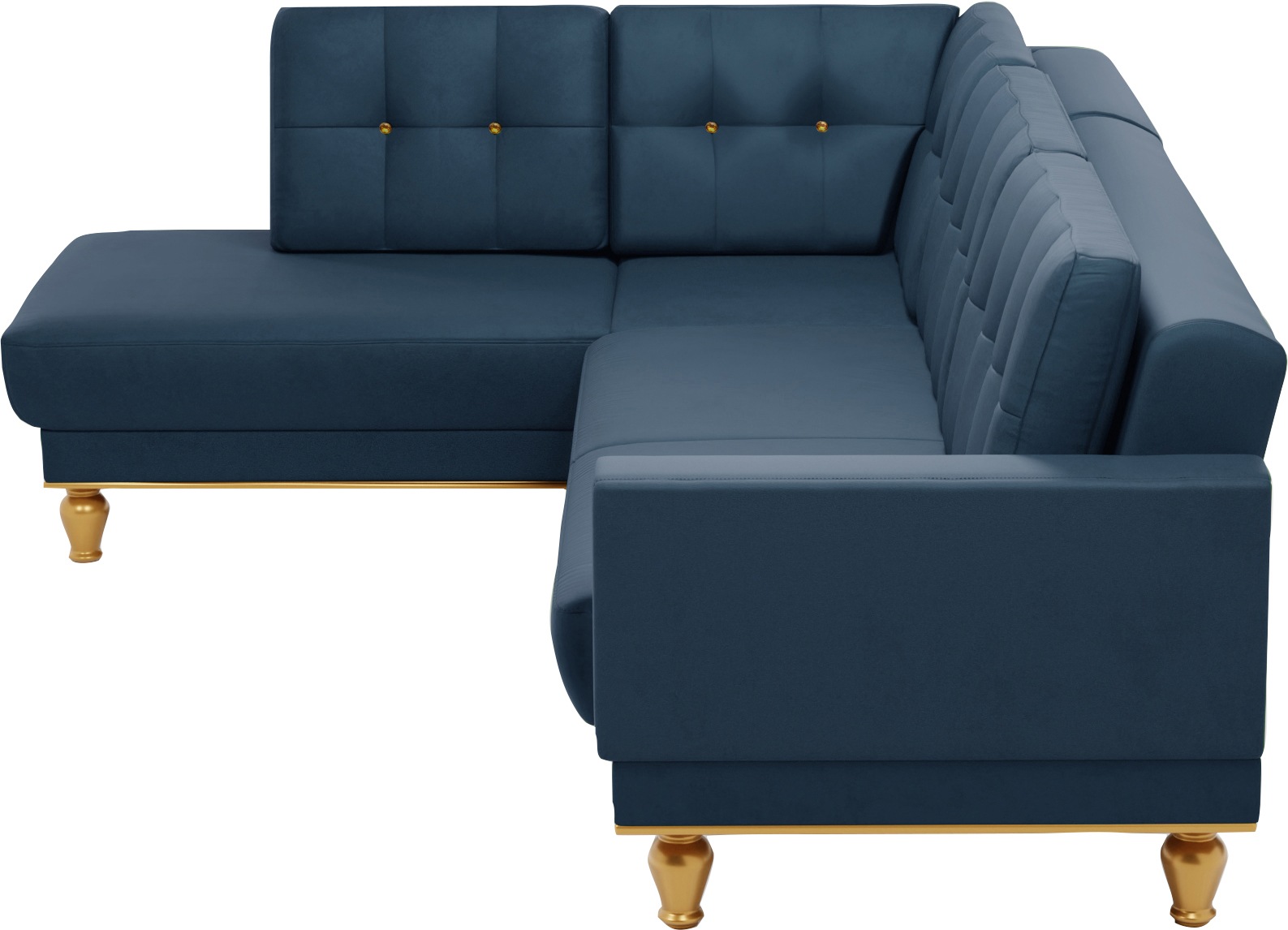 sit&more Ecksofa »Orient 5 L-Form«, mit Strass-Stein, wahlweise mit Bettfunktion und Bettkasten
