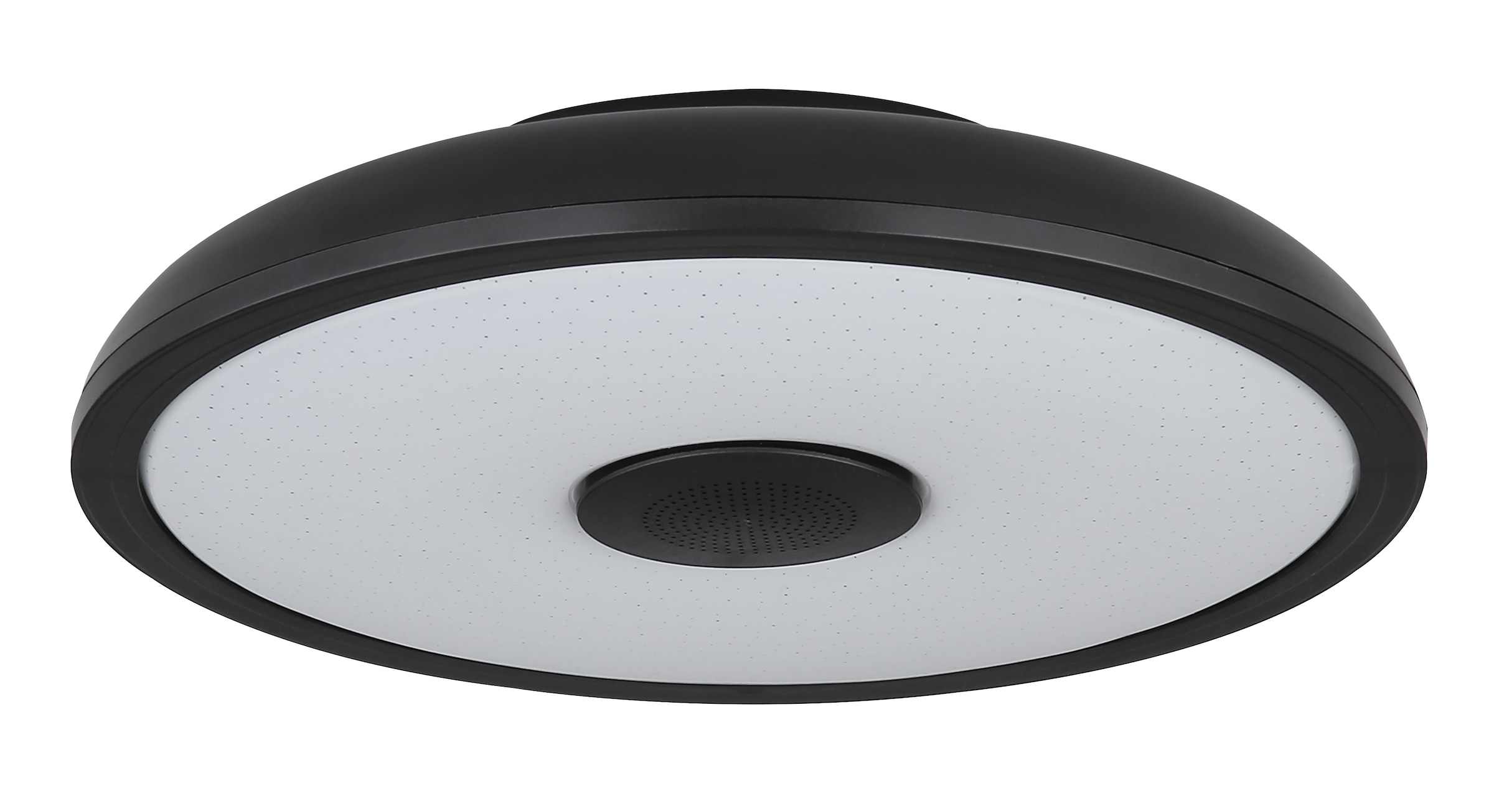 GLOBO LIGHTING Plafonnier LED »RAFFY« Module LED 1 cuis blanc chaud - blanc froid Changement de couleur rouge-vert-bleu, fonction haut-parleur
