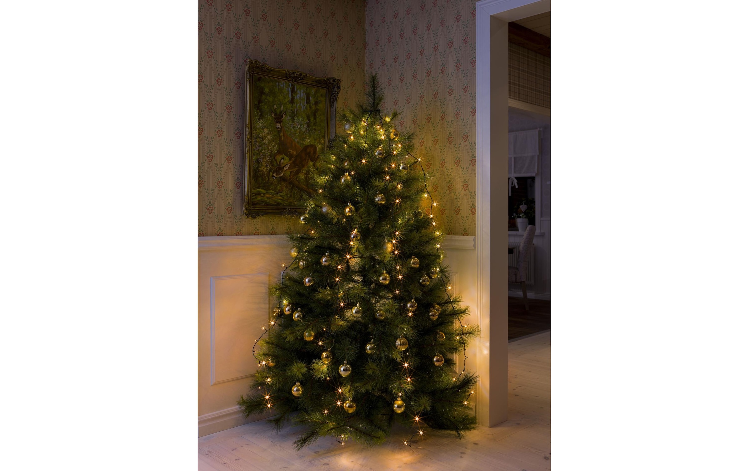 KONSTSMIDE LED-Baummantel »Grün mit 30 LED Indoor« 150 Stk.-flammig