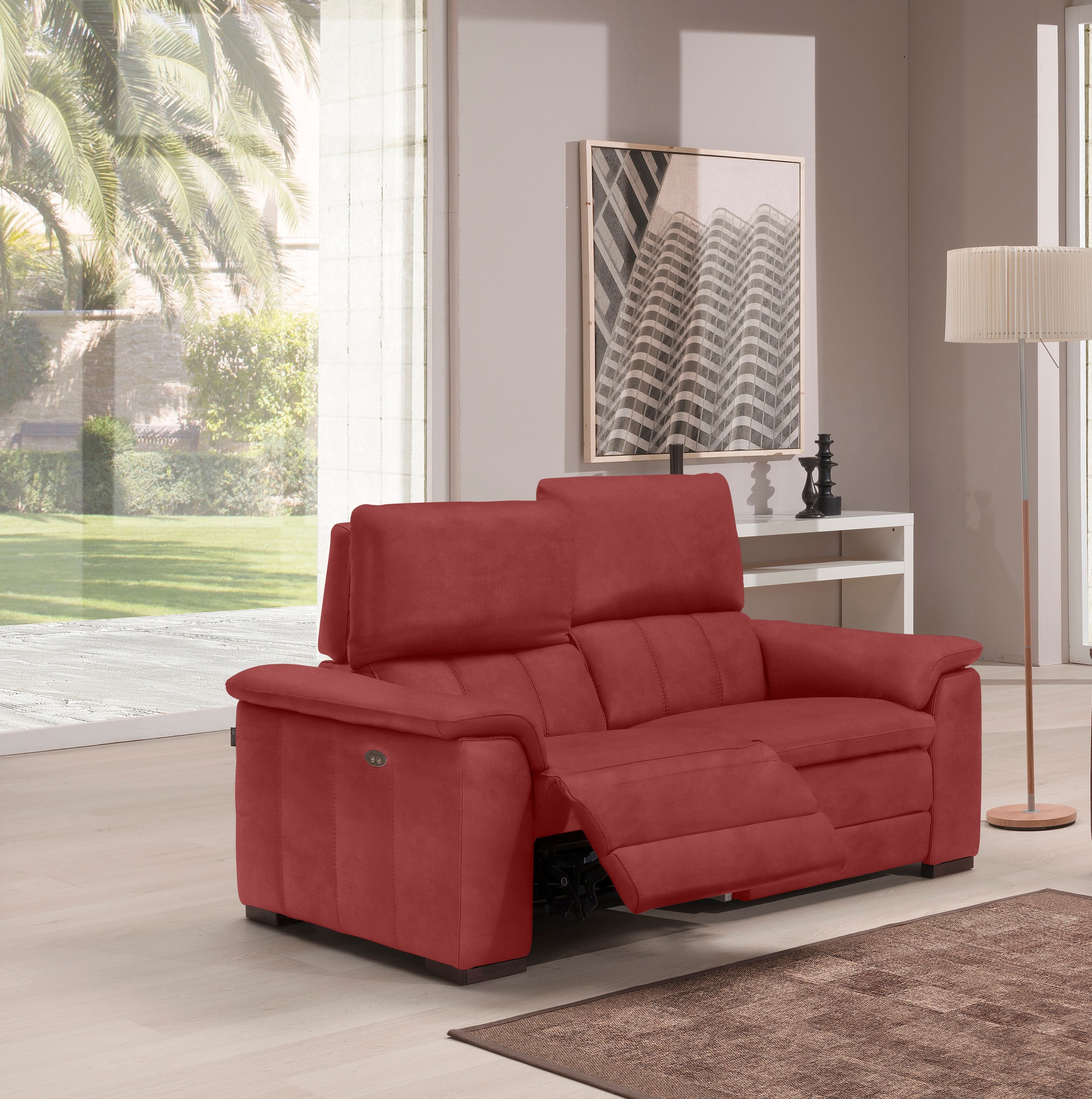 Egoitaliano 2-Sitzer »Capucine« wahlweise mit elektrisch oder manuell verstellbarer Relaxfunktion