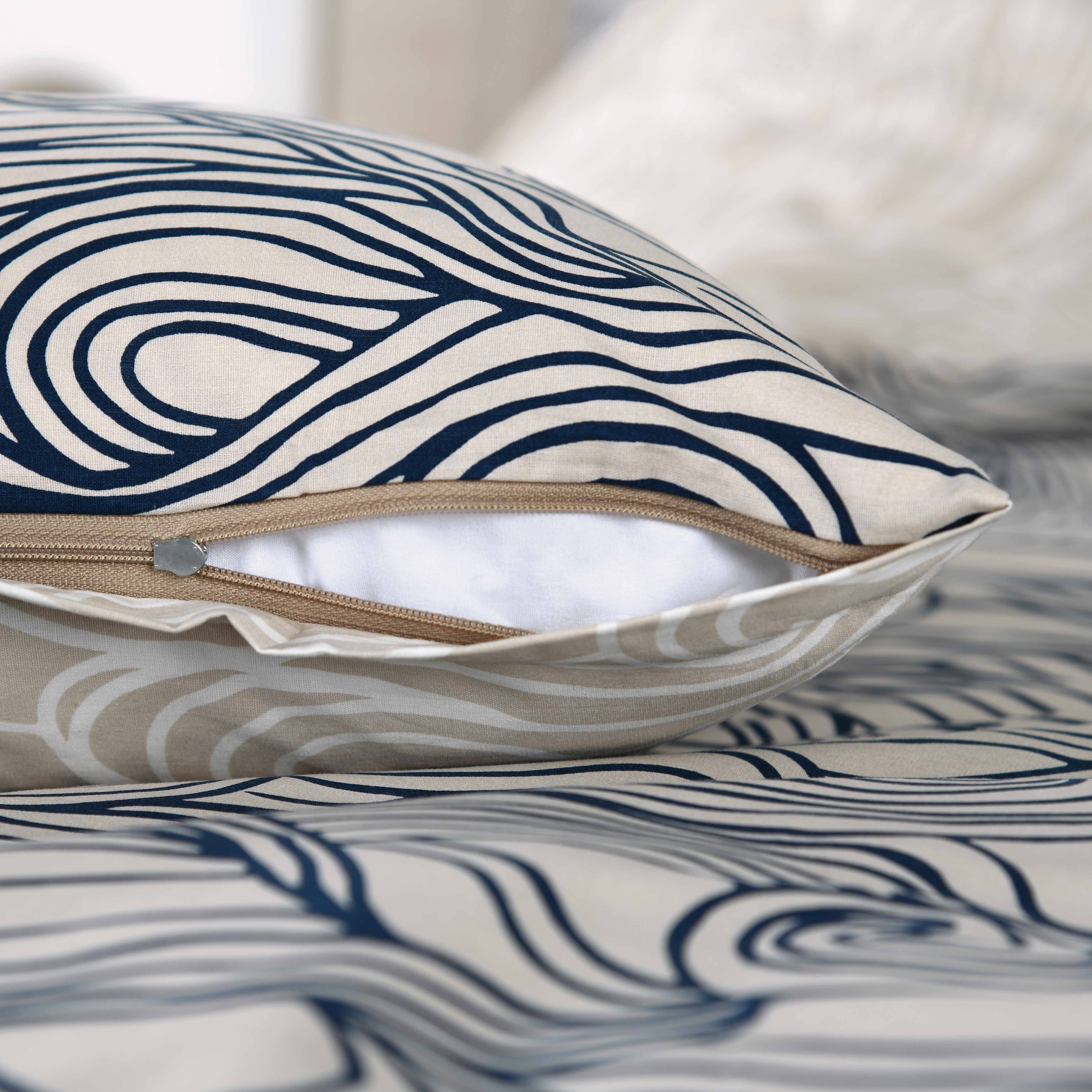 TOM TAILOR HOME Linge de lit »WAVES« 2 new bedroom, étiquette tissée