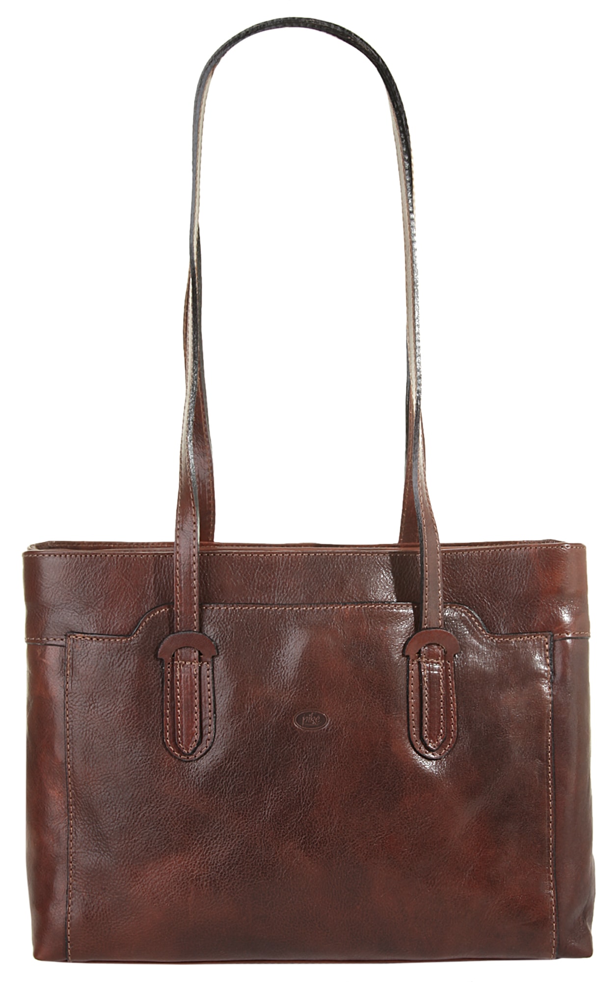 Piké Shopper, echt Leder, Made in Italy