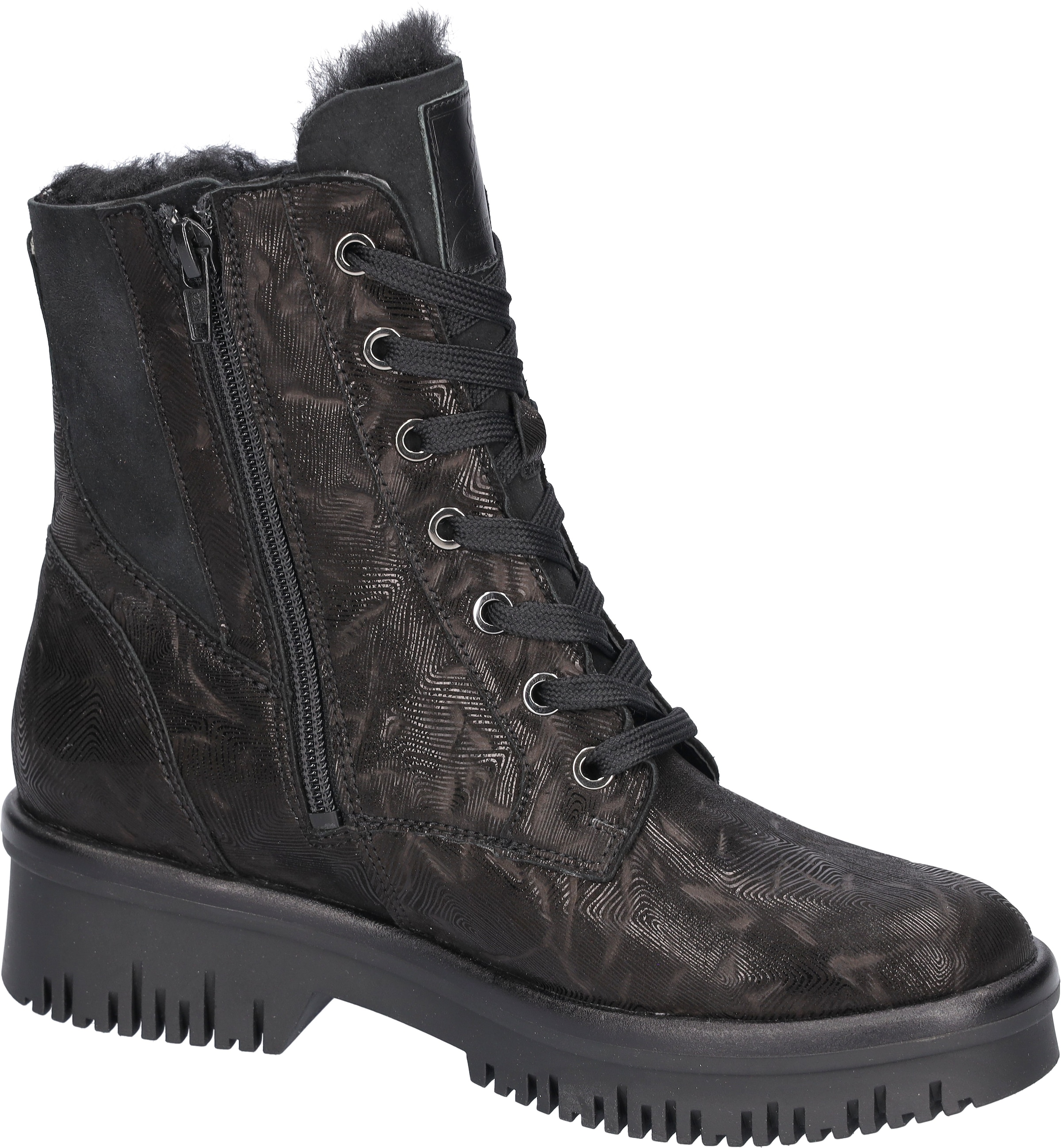 Waldläufer Winterstiefelette »H-ALEA«  Winterboots, Plateaustiefelette, mit Prägung, H-Weite