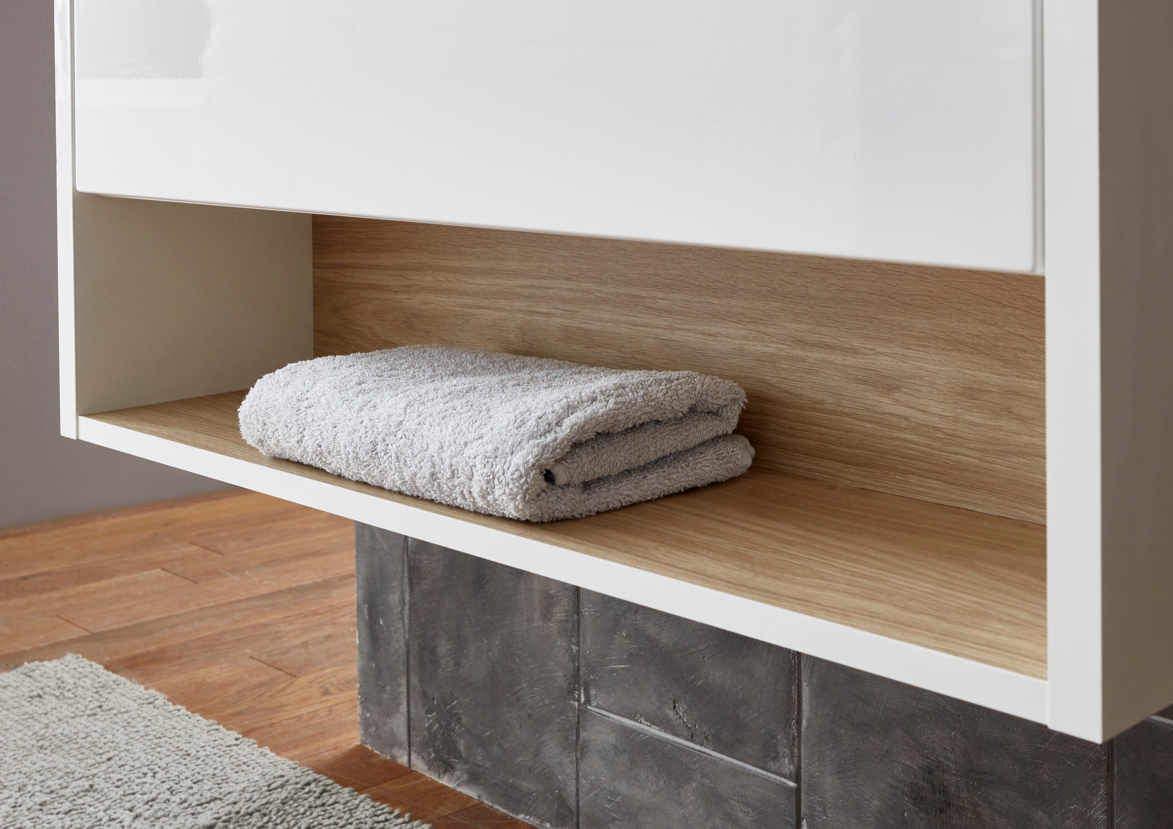 Home affaire Badmöbel-Set »Studio Line, Bad im modernen Design, 2-teiliges Badezimmer« 2 Stk. tlg.