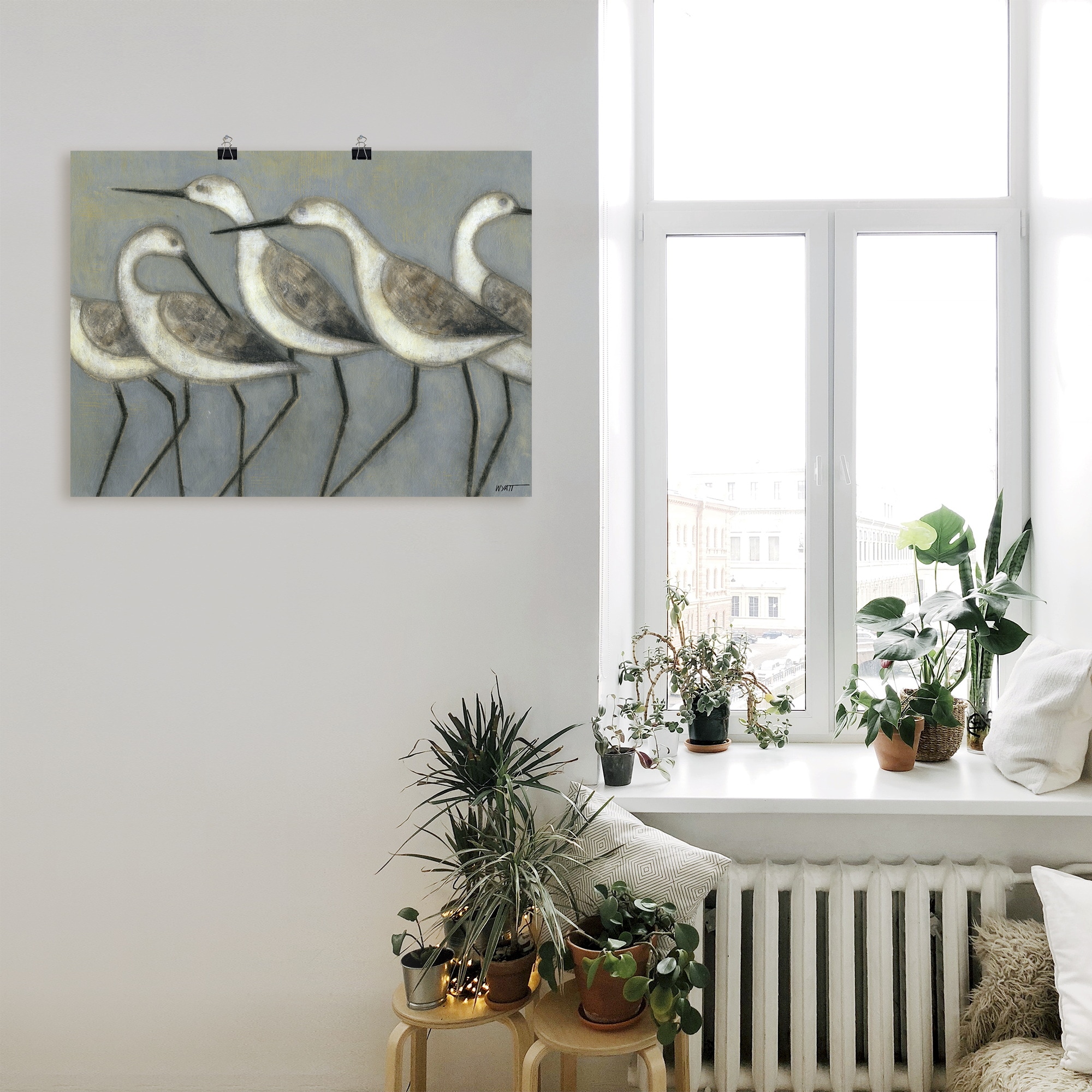 Artland Wandbild »Küstenvögel I«, Vögel, (1 St.), als Alubild, Outdoorbild, Leinwandbild, Poster in verschied. Grössen