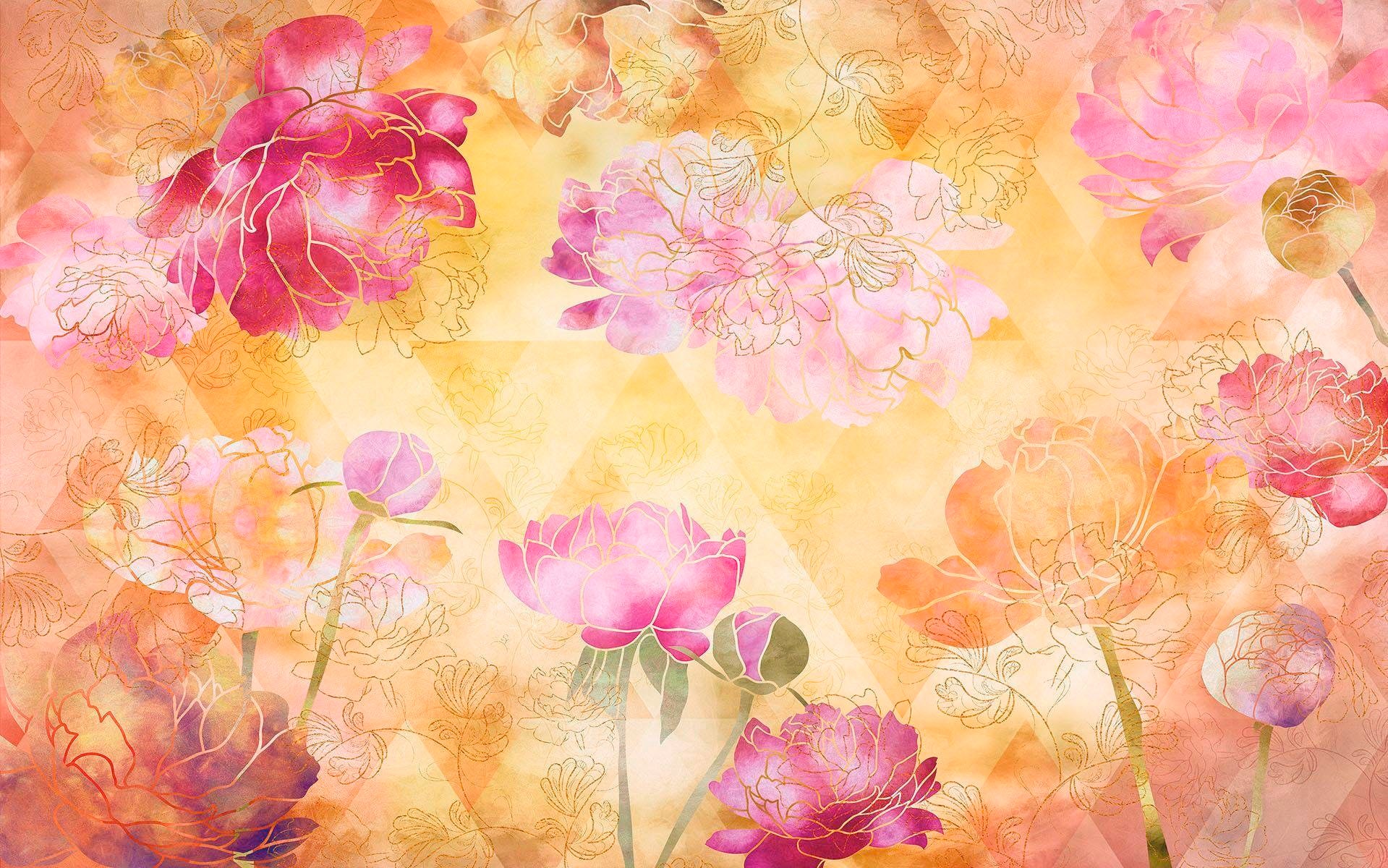 Image of Komar Vliestapete "Digitaldruck Vlies - Inspiration - Grösse 400 x 250 cm" bedruckt glatt Wohnzimmer, Schlafzimmer