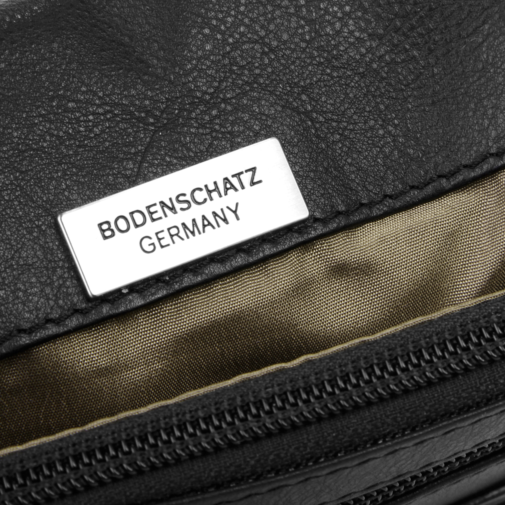BODENSCHATZ Handgelenktasche, echt Leder