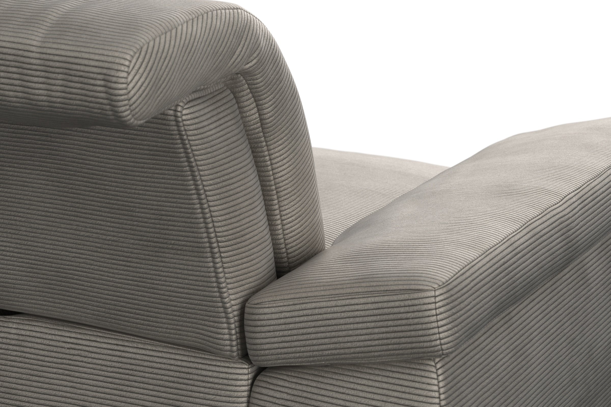 sit&more Ecksofa »Cabana L-Form«, Recamiere, wahlweise mit Sitztiefen-, Armlehnen- und Kopfteilfunktion
