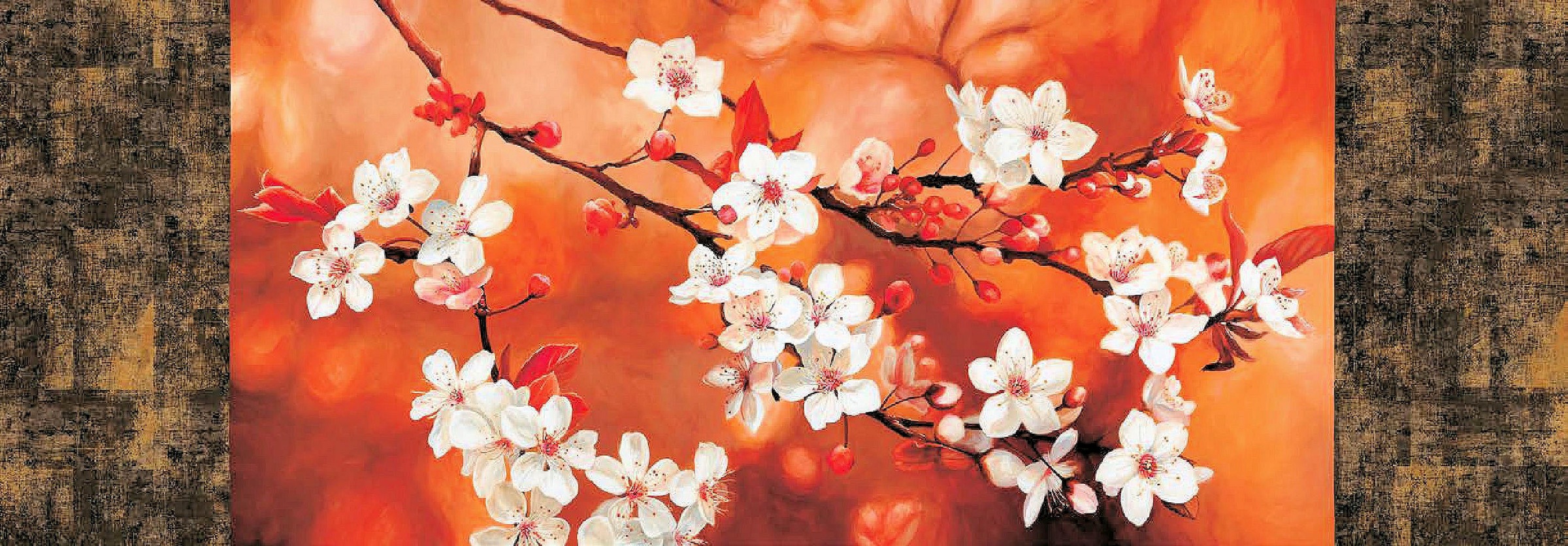 Image of Home affaire Kunstdruck »JENNY THOMLINSON / Orange Sakura«, (1 St.) bei Ackermann Versand Schweiz
