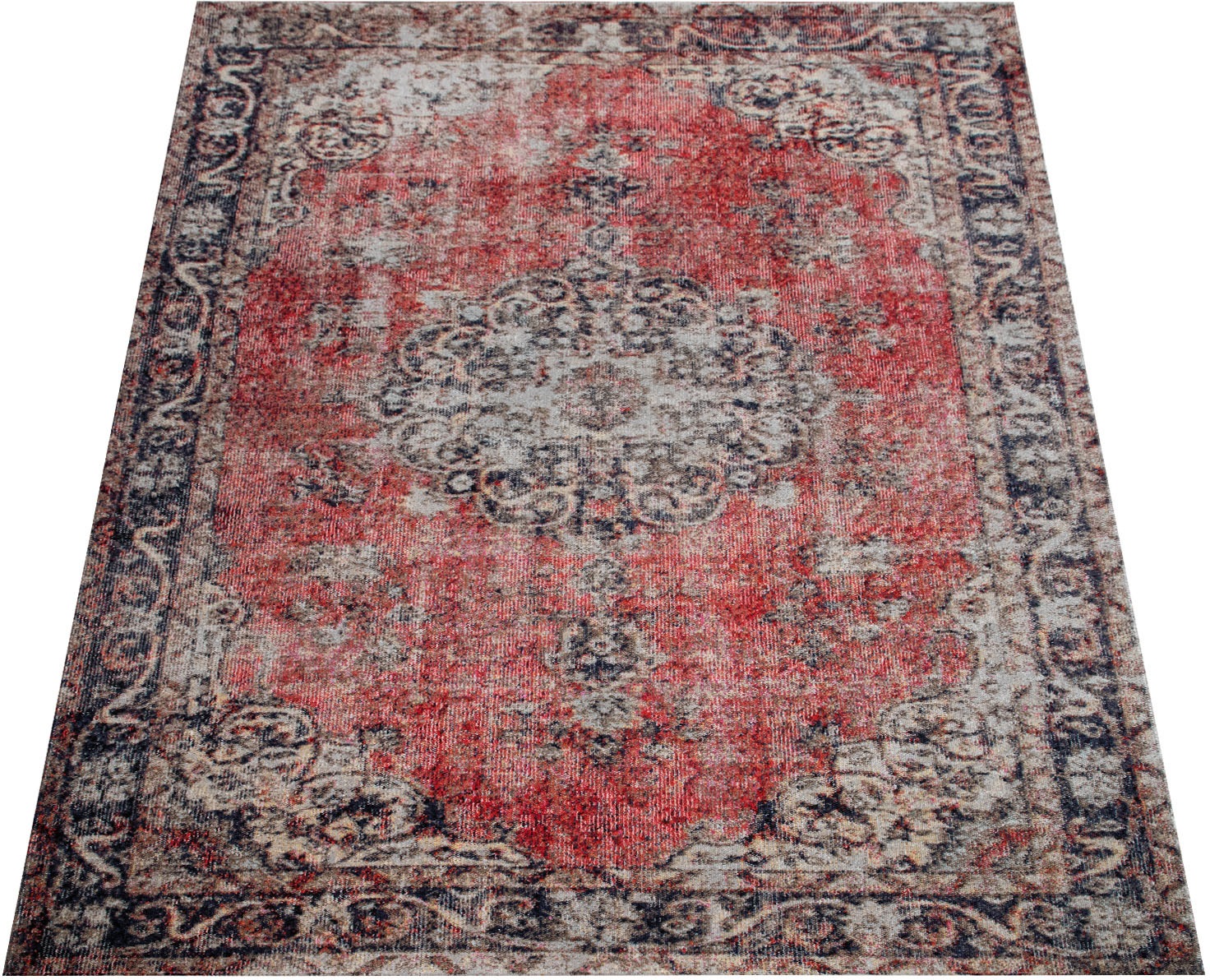 Image of Paco Home Teppich »Artigo 436«, rechteckig, 2 mm Höhe, Kurzflor, Orient-Optik, Vintage Design, In- und Outdoor geeignet, ideal im Wohnzimmer & Schlafzimmer bei Ackermann Versand Schweiz