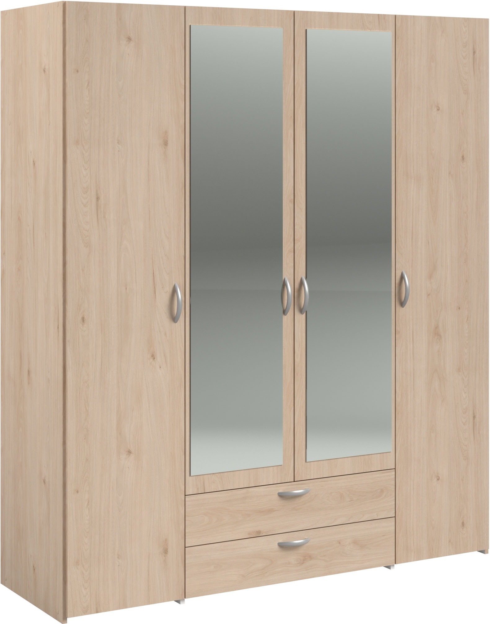 Parisot Kleiderschrank 4-türig "Daily 13" mit Spiegel