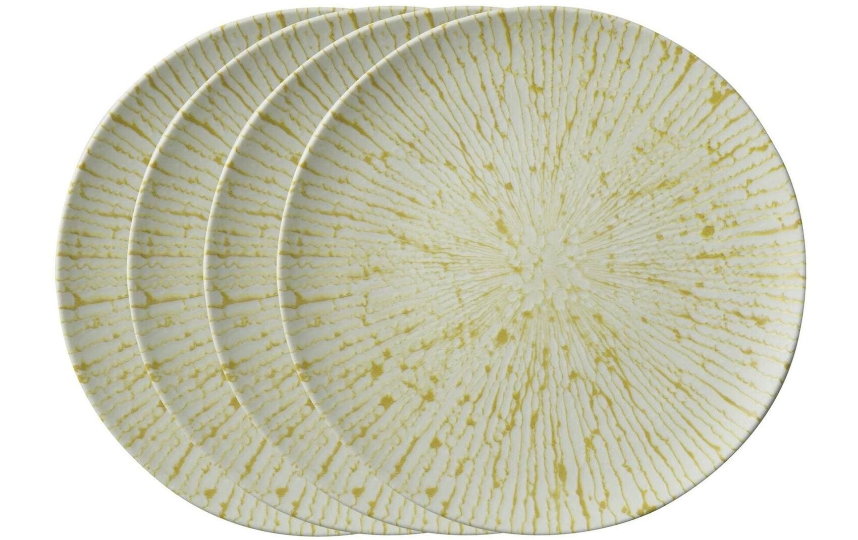 Image of Arthur Krupp Speiseteller "Golden Ray 4 Stück"