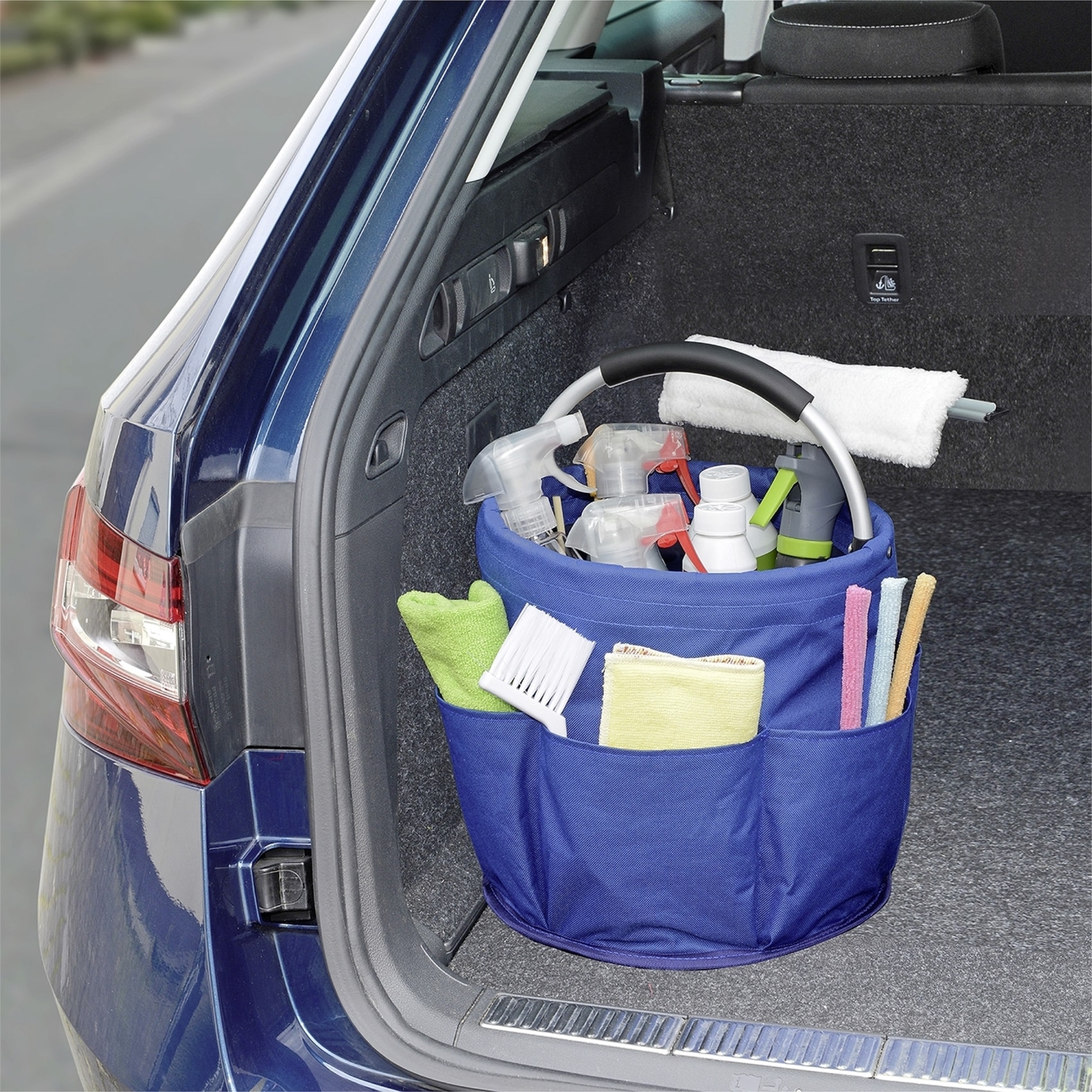 Maximex Organizer »Universal-Reinigungs-Caddy«, Allzweckkorb mit 6 Aussentaschen, ideal für Haushalt, Garten & Camping