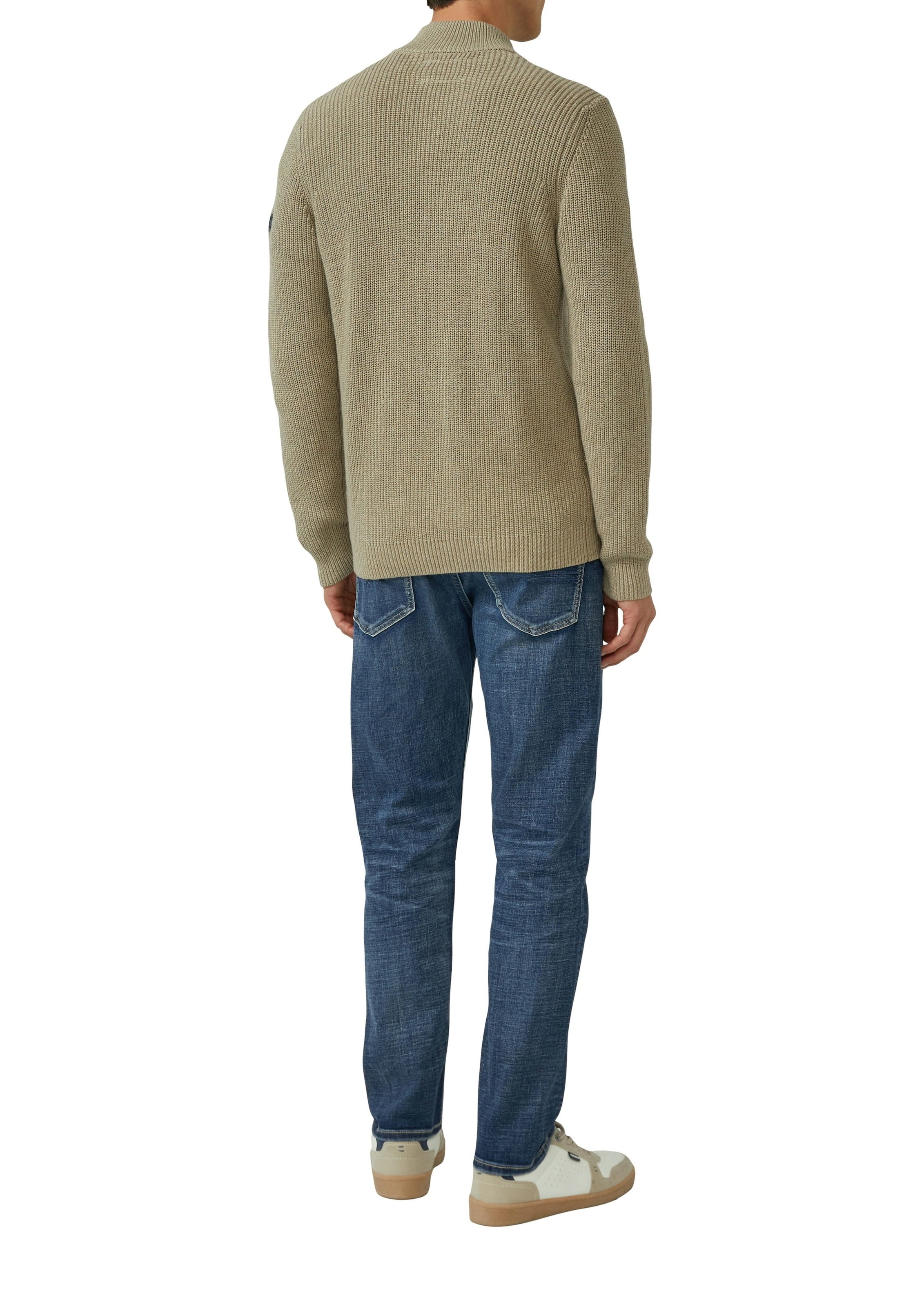 s.Oliver Strickjacke mit Stehkragen und Reissverschluss