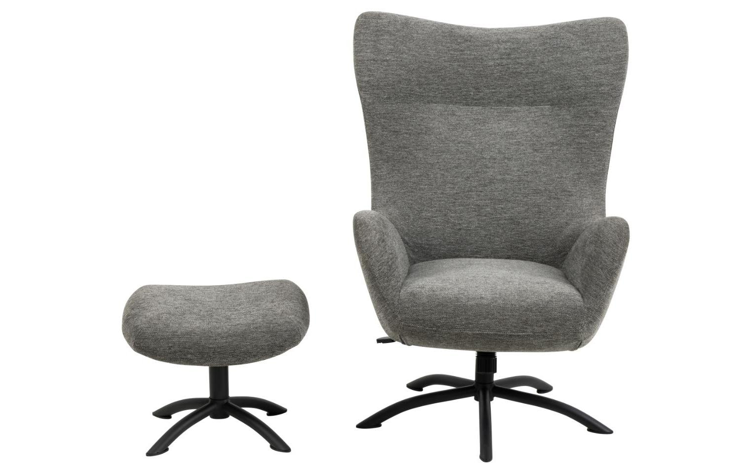 AC Design Sessel »Recliner Talgarth« 2 Stk. tlg. Eleganter Stuhl mit Hocker aus Skyland-Stoff