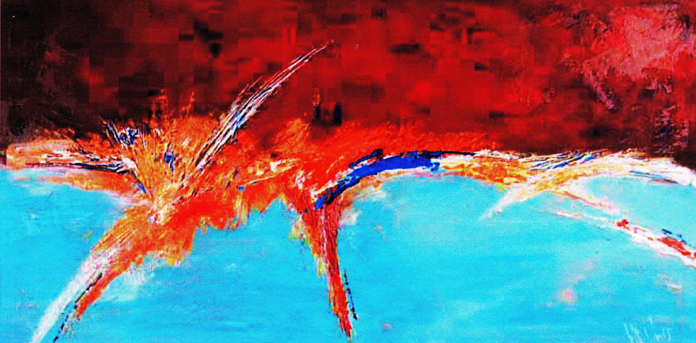 Image of my home Gemälde »Unruhiger Horizont«, (100/3,5/70 cm) bei Ackermann Versand Schweiz