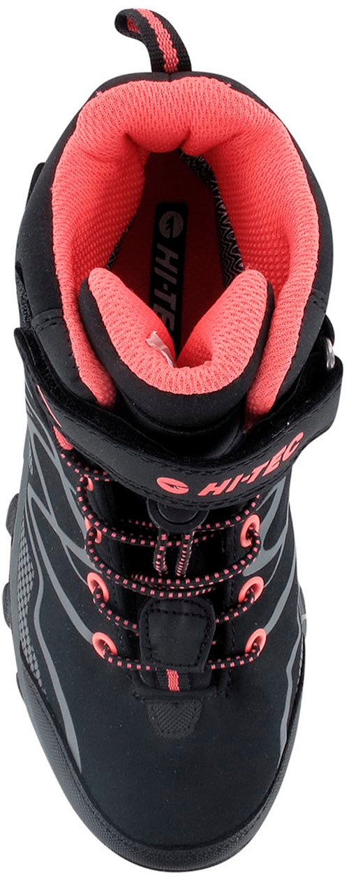 Hi-Tec Outdoorschuh »Hi-Tec Blackout Mid Wp Jrg«, Klett-/Schnürkombination, wasserdicht