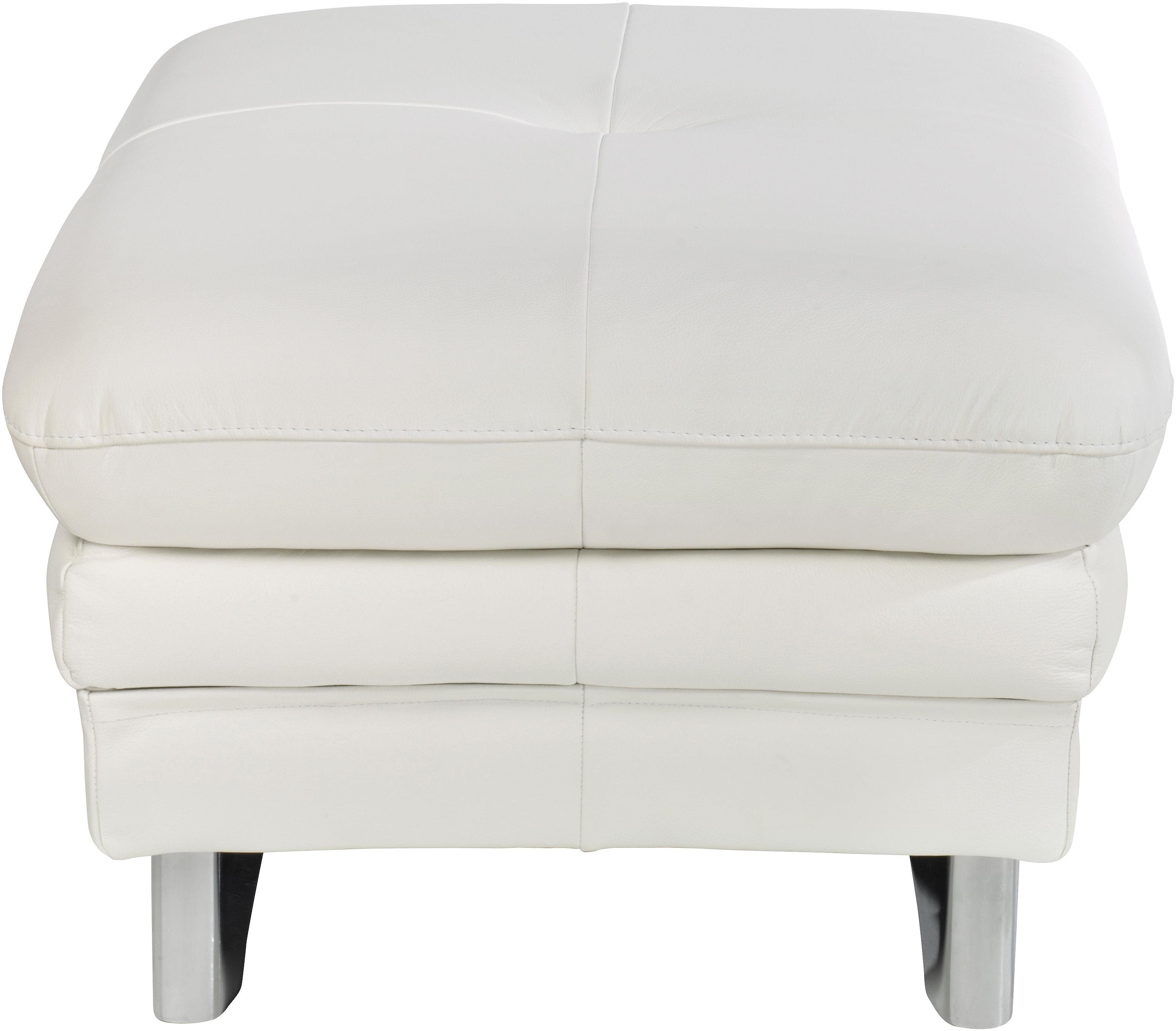 COTTA Polstergarnitur »Enterprise L-Form«, (Set), Set bestehend aus: Ecksofa mit Arm- & Kopfteilverstellung & Hocker