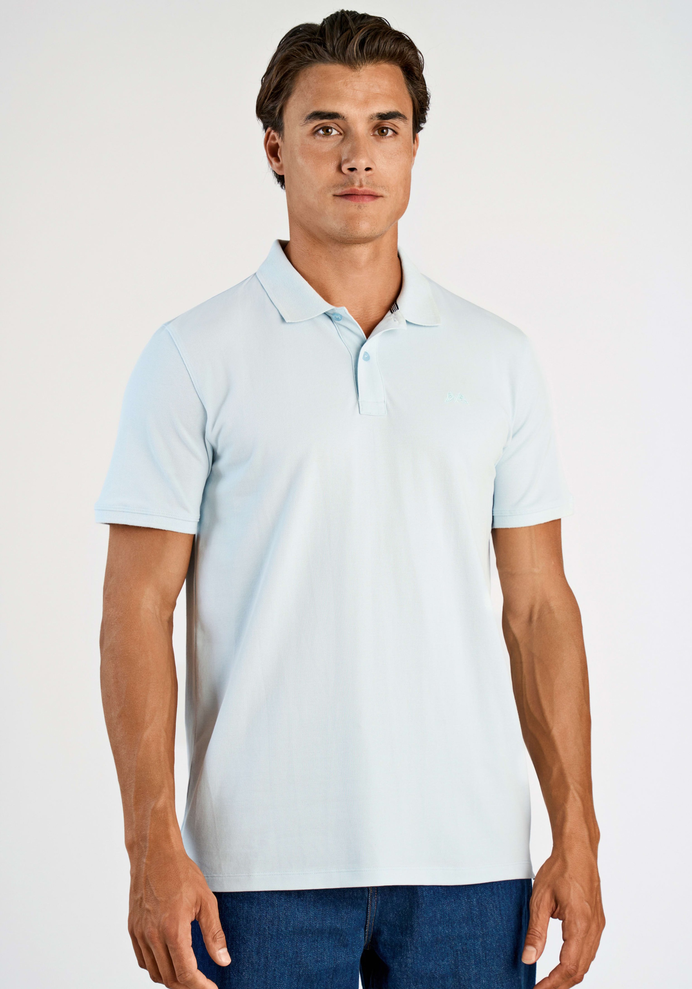 Image of LINDBERGH Poloshirt mit Logostickerei