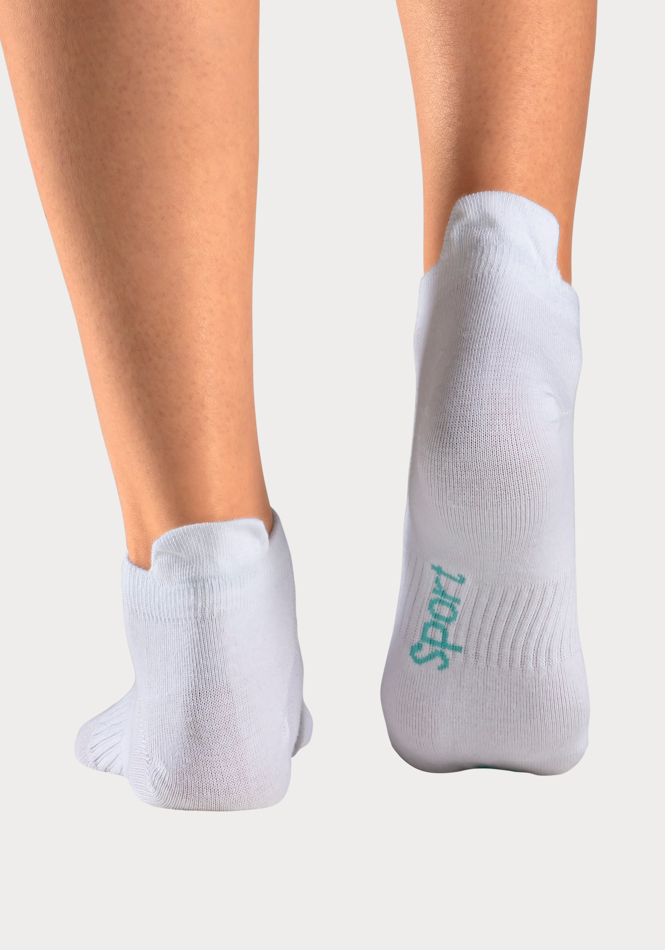 Bench. Chaussettes de baskets Packung, 6 cuis tlg. mit feiner Mesh Konstruktion und Mittelfussgummi