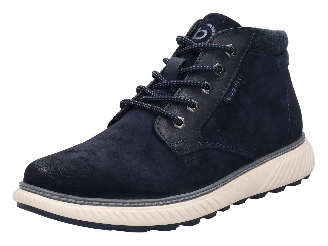bugatti Schnürboots, mit profilierter Gummi-Laufsohle kaufen