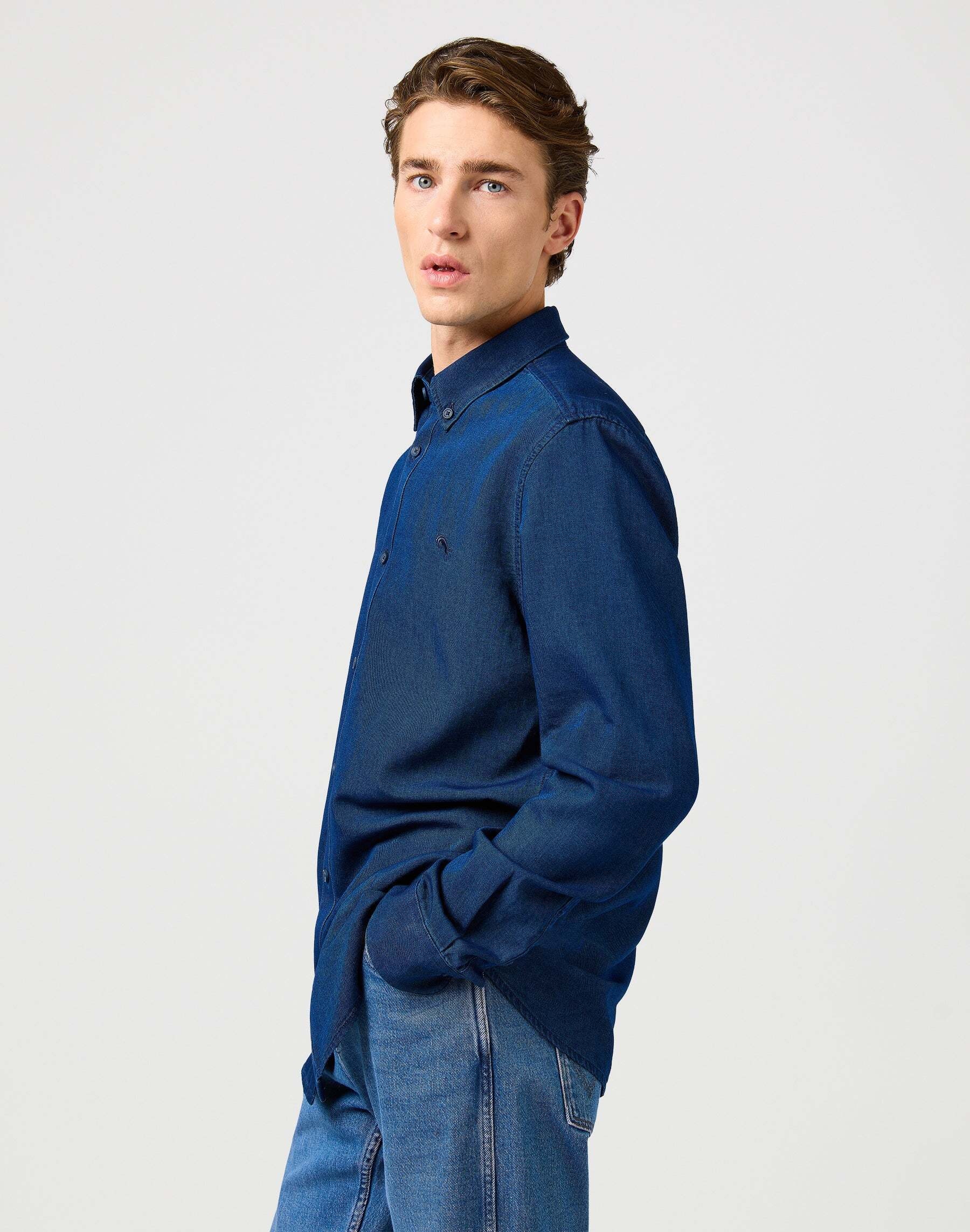 Wrangler Langarmhemd »Wrangler Langarmhemd Oxford Shirt«