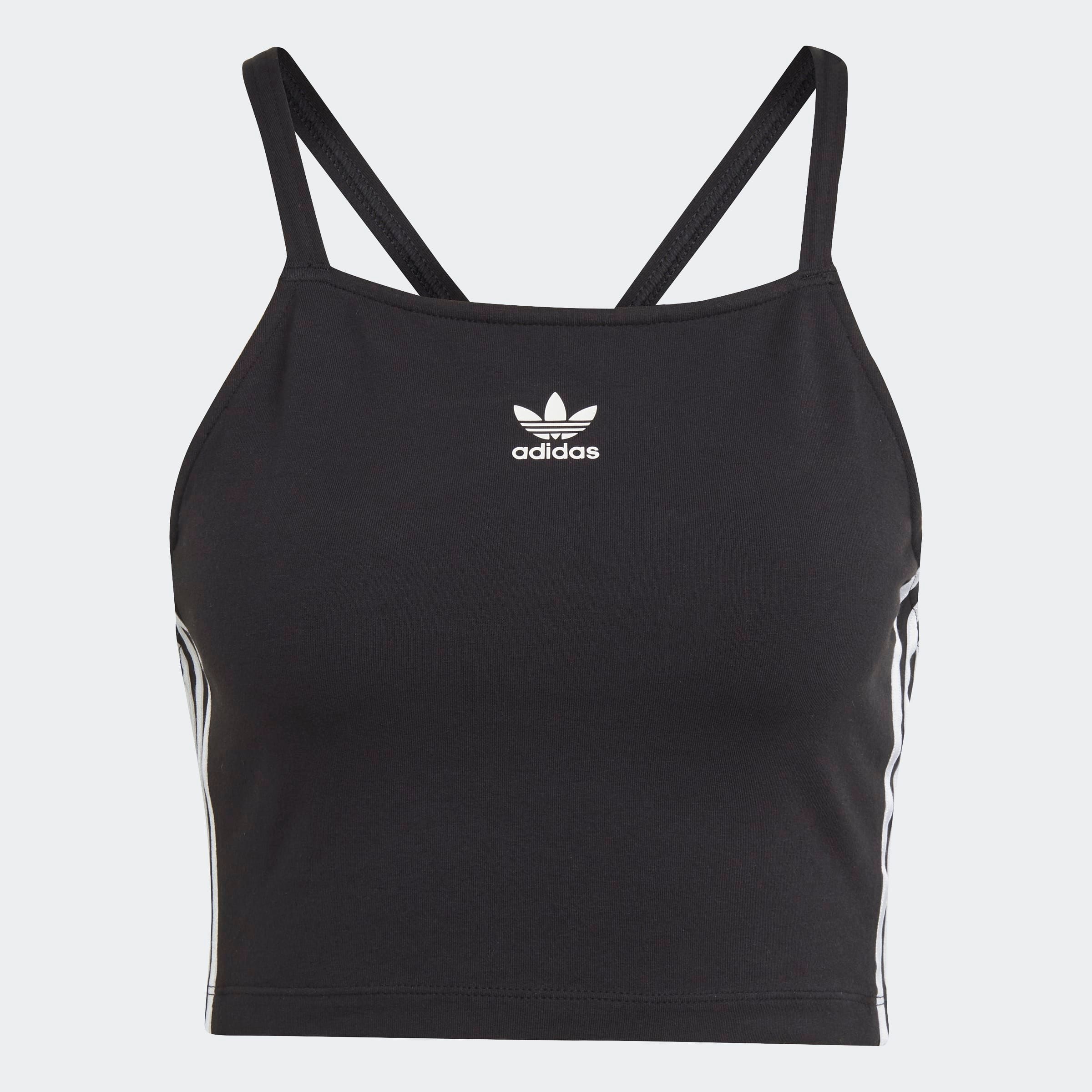 adidas Originals Tanktop »3 S CROP TOP« sportliche Schnittform, für Laufen und sportliche Aktivitäten
