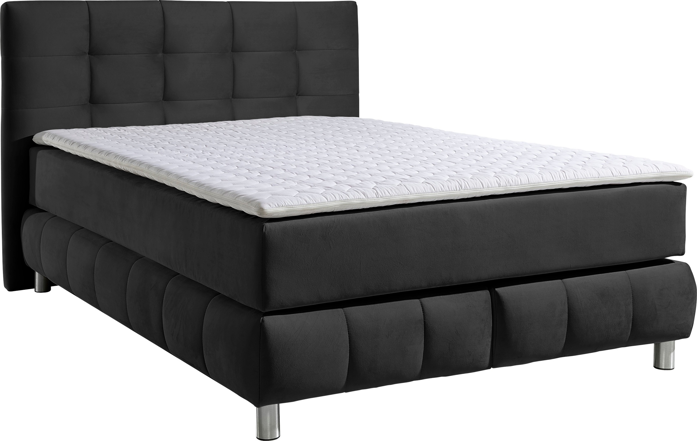 andas Boxspringbett »Salo«, incl. Topper, 6 Breiten, 2 Härtegrade, TFK auch in Härtegrad 4