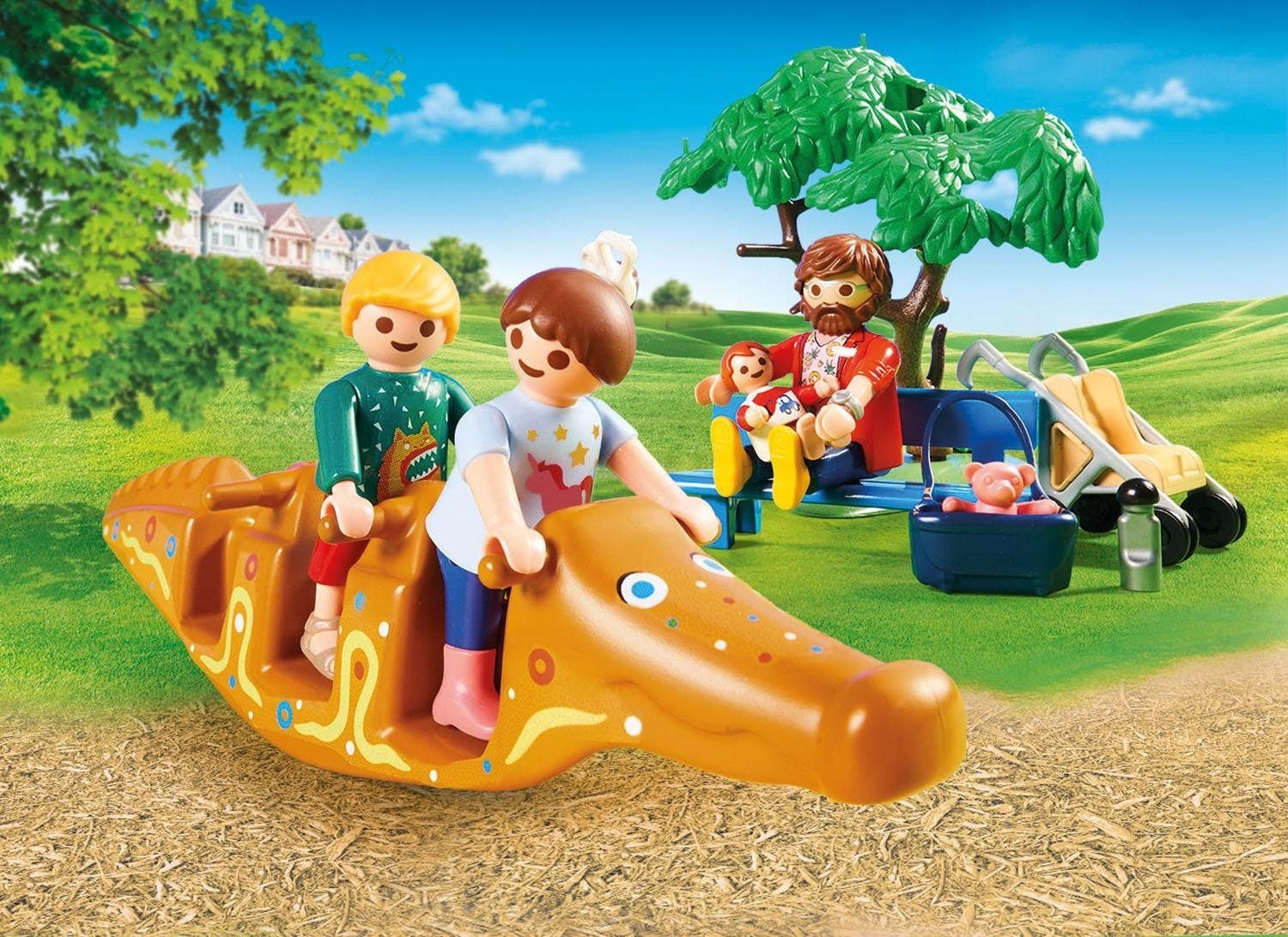 Playmobil® Konstruktions-Spielset »Abenteuerspielplatz (70281), My City Life«, (83 St.), Made in Germany