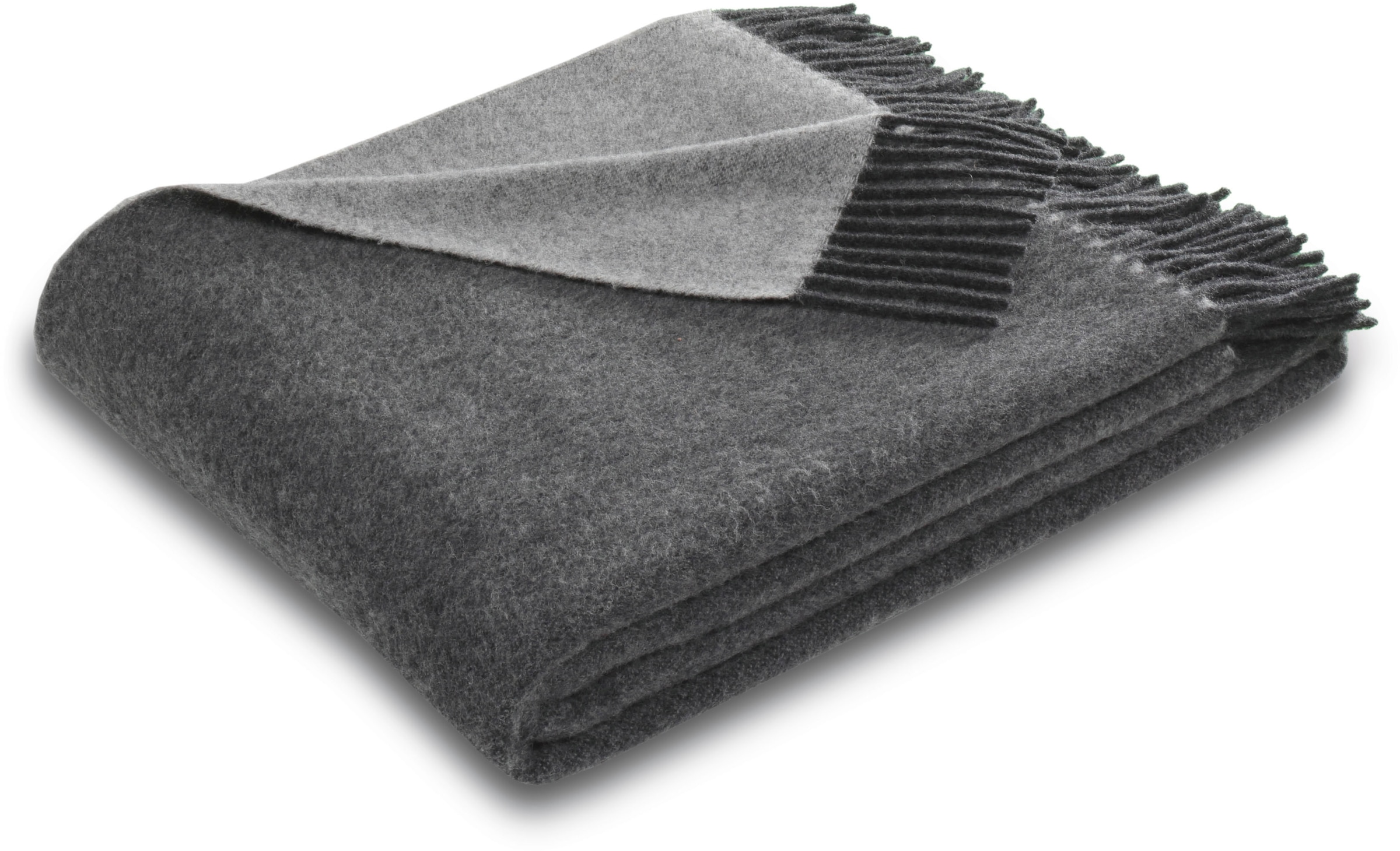 Image of Biederlack Plaid "Lars" mit Fransen, Kuscheldecke
