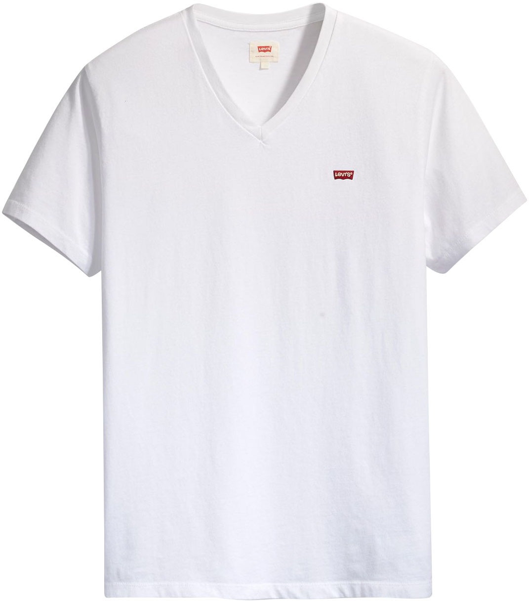 Levi's® V-Shirt »LE ORIGINAL HM VNECK«, mit Logostickerei