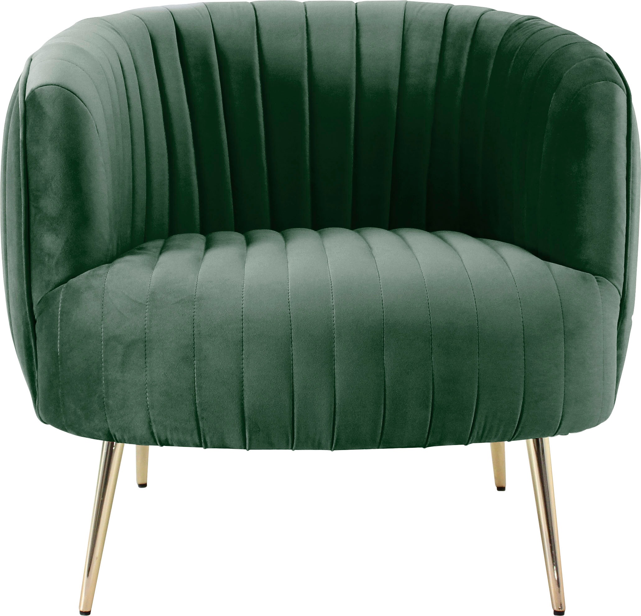 Image of Leonique Sessel »Eveline«, Luxus-Microfaser, Cocktailsessel mit goldfarbenenen Füssen bei Ackermann Versand Schweiz