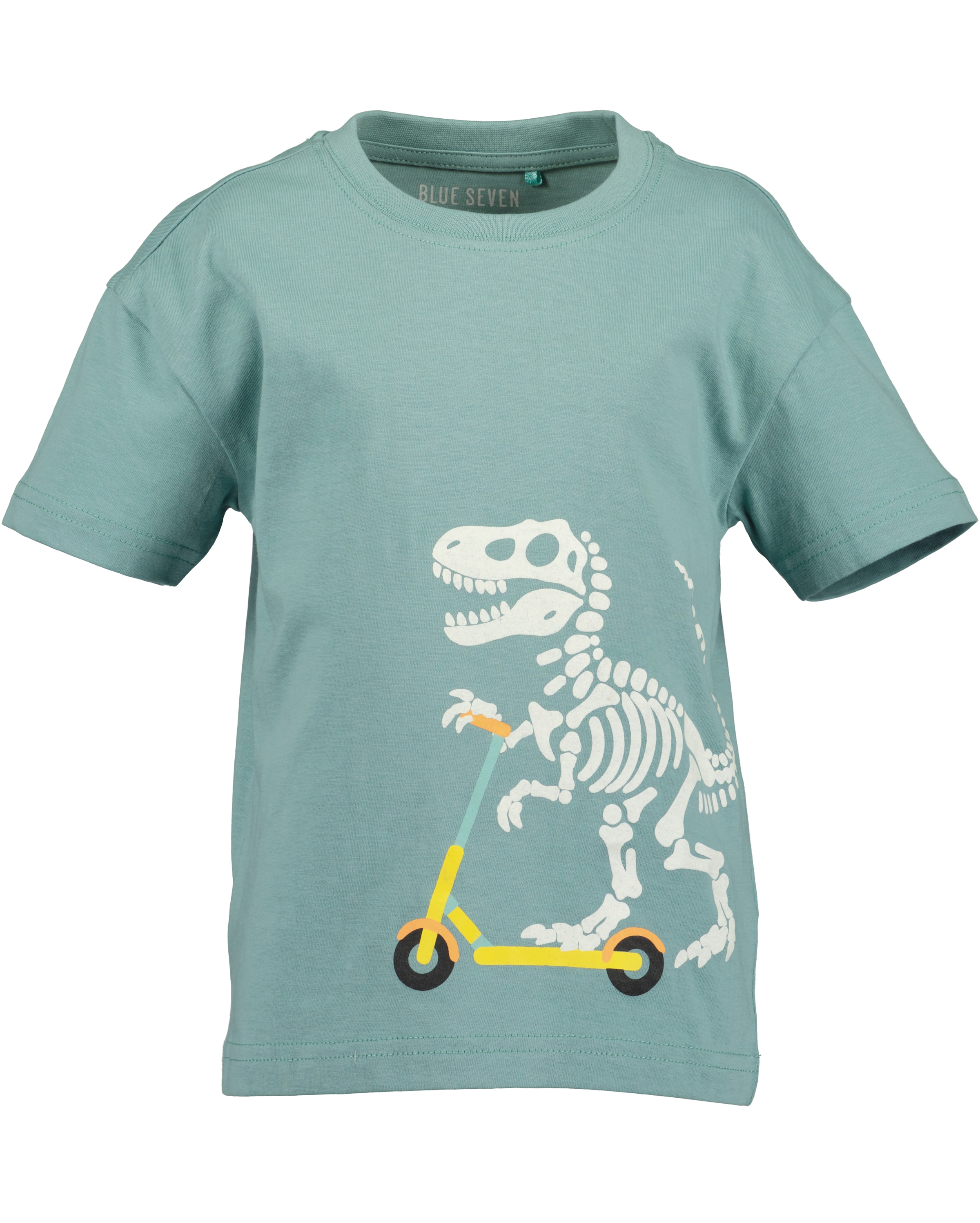 Image of Blue Seven T-Shirt Basic-Passform, ohne Verschluss, kurzärmelig, aus reiner Baumwolle