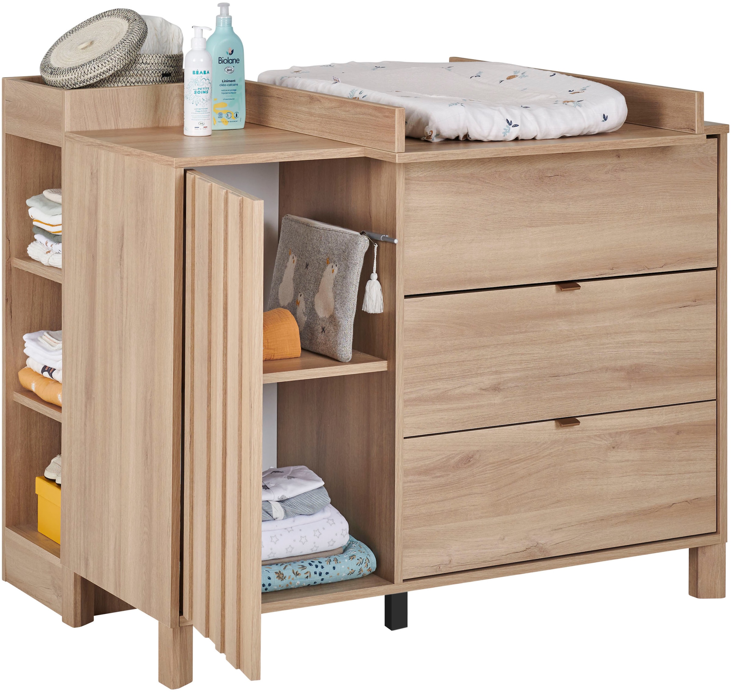 Gami Set complet pour chambre de bébé »SET N°3 CALYPSO« 6 cuis tlg. Viel Stauraum für eine optimale Organisation.