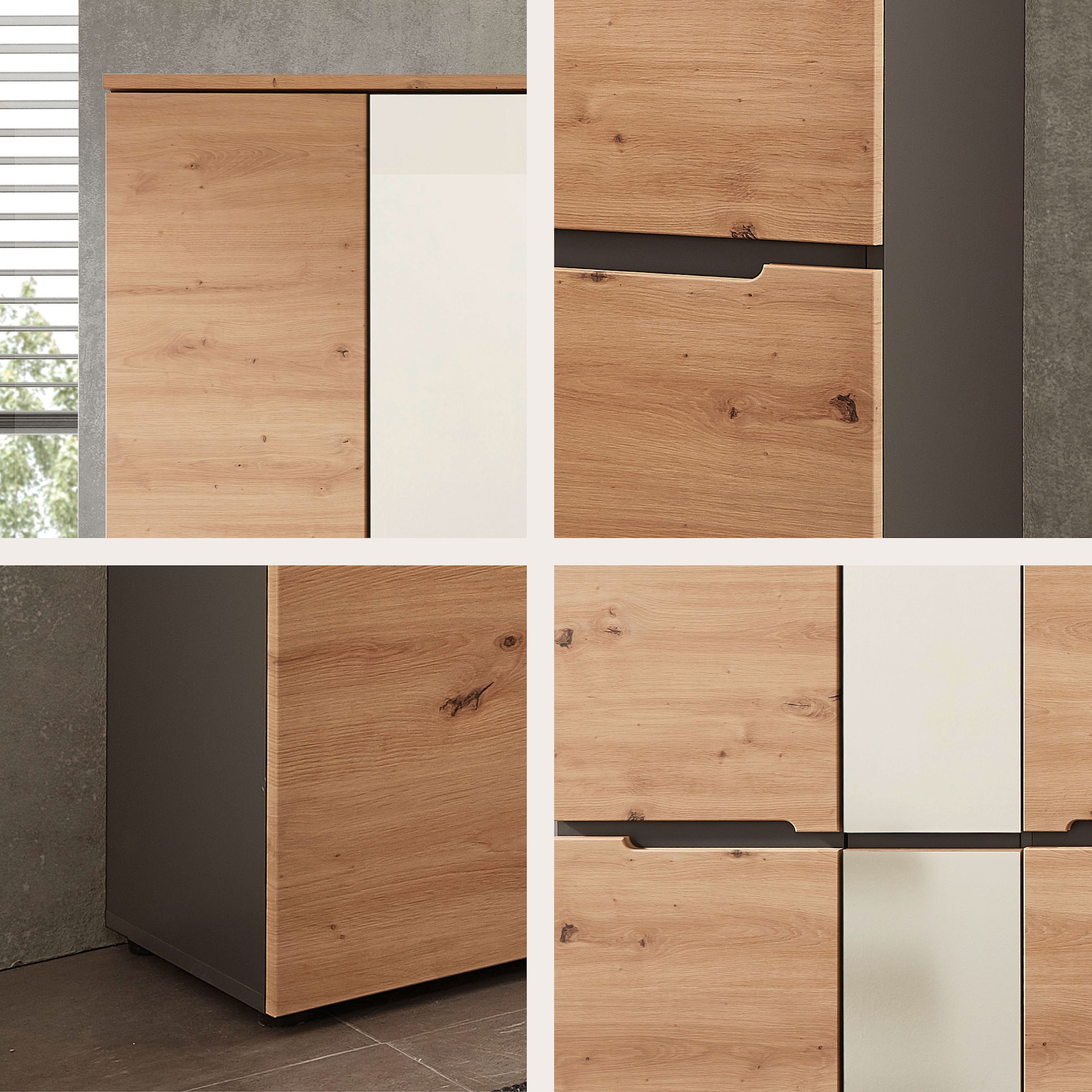 Innostyle Garderobenschrank »MEMPHIS« OTTOs Choice,  Artisan Eiche Optik, viel Stauraum