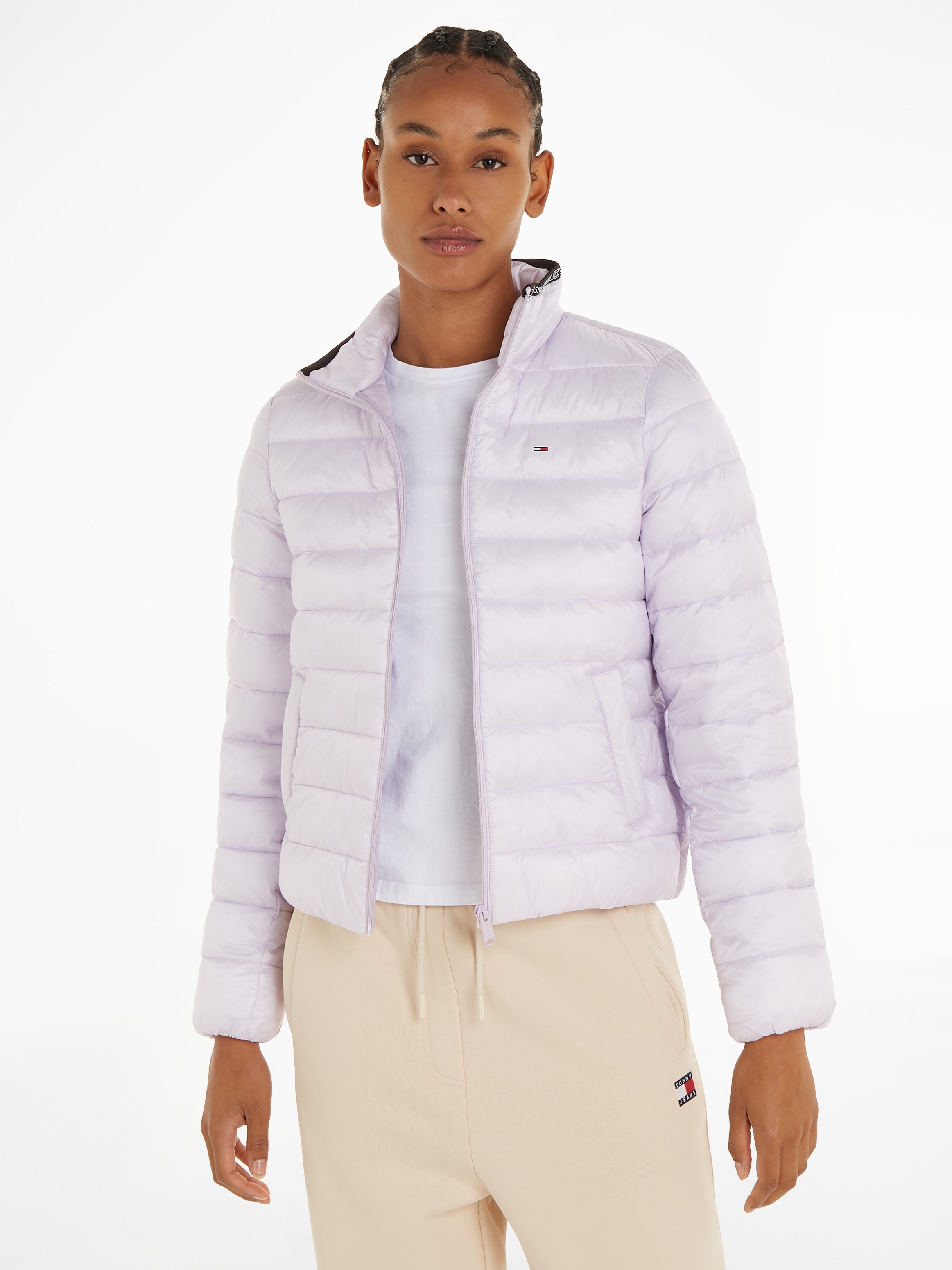 Steppjacke »TJW QUILTED ZIP THROUGH«, mit Tommy Jeans Markenlabel