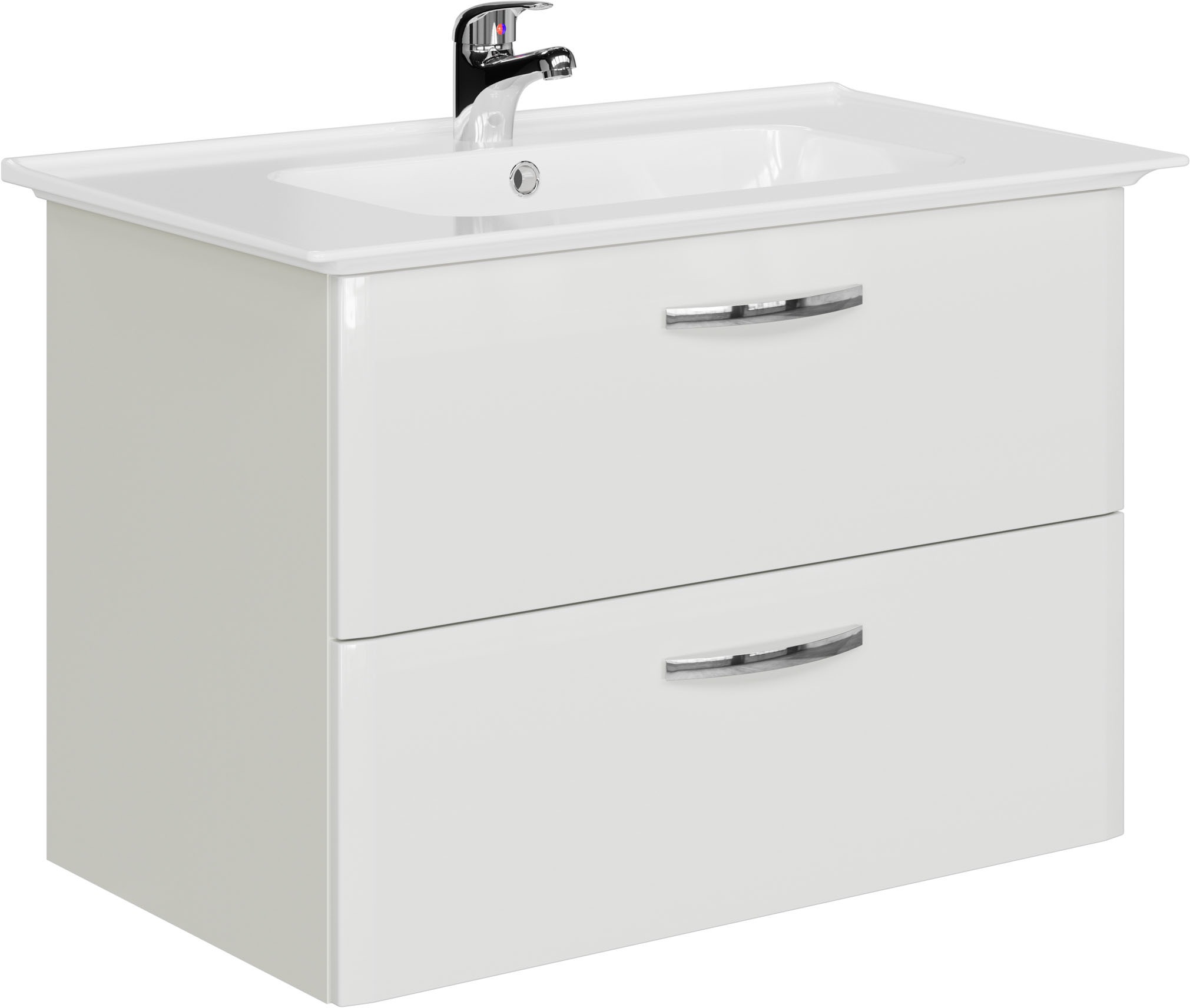 Image of Saphir Waschtisch "Quickset 326, mit Keramikbecken, 80cm breit" 2 Stk. tlg.